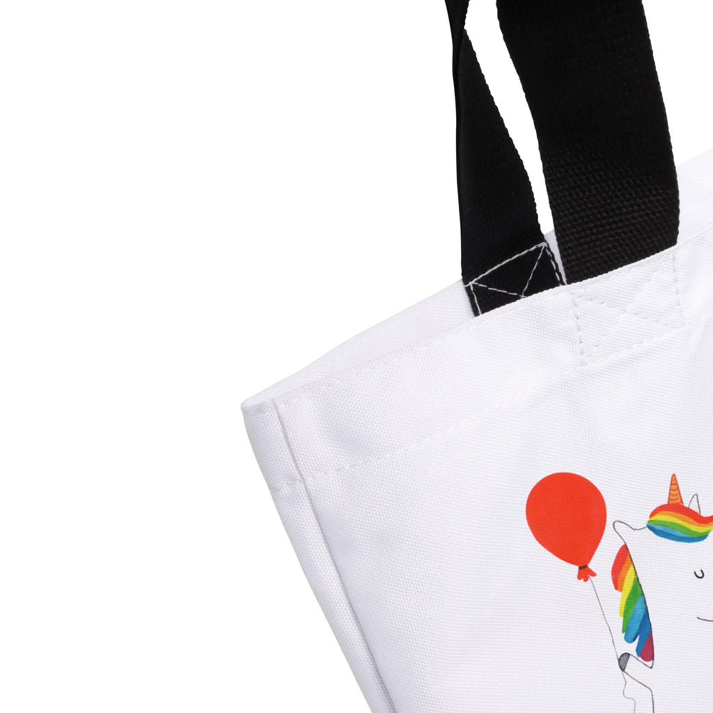 Shopper Einhorn Luftballon Beutel, Einkaufstasche, Tasche, Strandtasche, Einkaufsbeutel, Shopper, Schultasche, Freizeittasche, Tragebeutel, Schulbeutel, Alltagstasche, Einhorn, Einhörner, Einhorn Deko, Pegasus, Unicorn, Luftballon, Geld, Lebenslust, Freude, Geschenk, Freundin