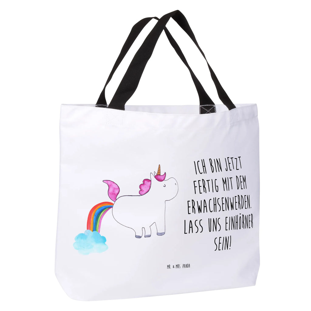 Shopper Einhorn Pupsen Beutel, Einkaufstasche, Tasche, Strandtasche, Einkaufsbeutel, Shopper, Schultasche, Freizeittasche, Tragebeutel, Schulbeutel, Alltagstasche, Einhorn, Einhörner, Einhorn Deko, Pegasus, Unicorn, Pups, Regenbogen, Glitzer, Einhornpower, Erwachsenwerden, Spaß, lustig, Freundin