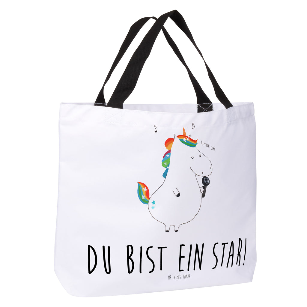 Shopper Einhorn Sänger Beutel, Einkaufstasche, Tasche, Strandtasche, Einkaufsbeutel, Shopper, Schultasche, Freizeittasche, Tragebeutel, Schulbeutel, Alltagstasche, Einhorn, Einhörner, Einhorn Deko, Pegasus, Unicorn, Glitzer, Konfetti, Party, Geburtstag, Feier, Fest, Disco, Sängerin, Sänger, Freundin