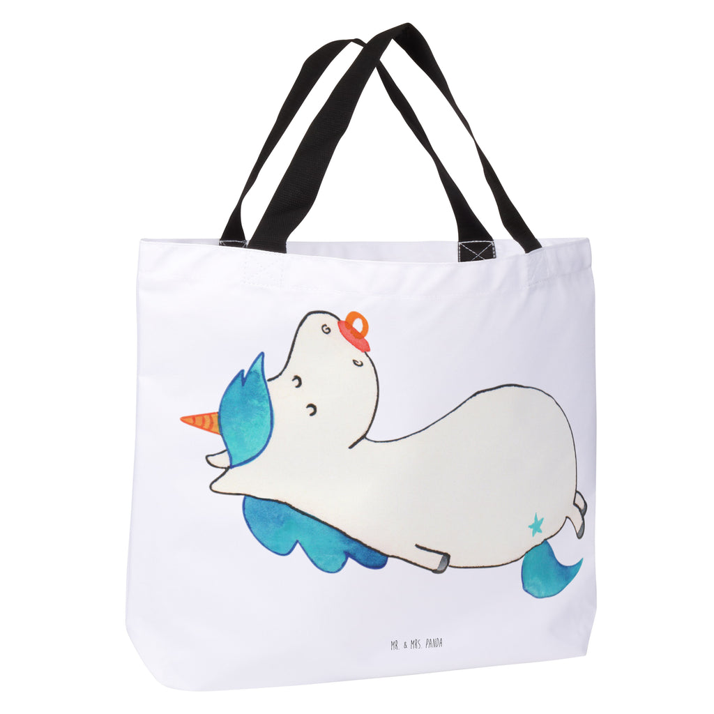 Shopper Einhorn Schnuller Beutel, Einkaufstasche, Tasche, Strandtasche, Einkaufsbeutel, Shopper, Schultasche, Freizeittasche, Tragebeutel, Schulbeutel, Alltagstasche, Einhorn, Einhörner, Einhorn Deko, Pegasus, Unicorn, Baby, Kleinkind, Geburt, Geburtstag, Säugling, Schnuller, Geschenk Geburt, Mutter, Mama