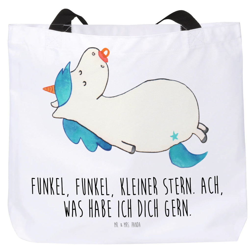 Shopper Einhorn Schnuller Beutel, Einkaufstasche, Tasche, Strandtasche, Einkaufsbeutel, Shopper, Schultasche, Freizeittasche, Tragebeutel, Schulbeutel, Alltagstasche, Einhorn, Einhörner, Einhorn Deko, Pegasus, Unicorn, Baby, Kleinkind, Geburt, Geburtstag, Säugling, Schnuller, Geschenk Geburt, Mutter, Mama