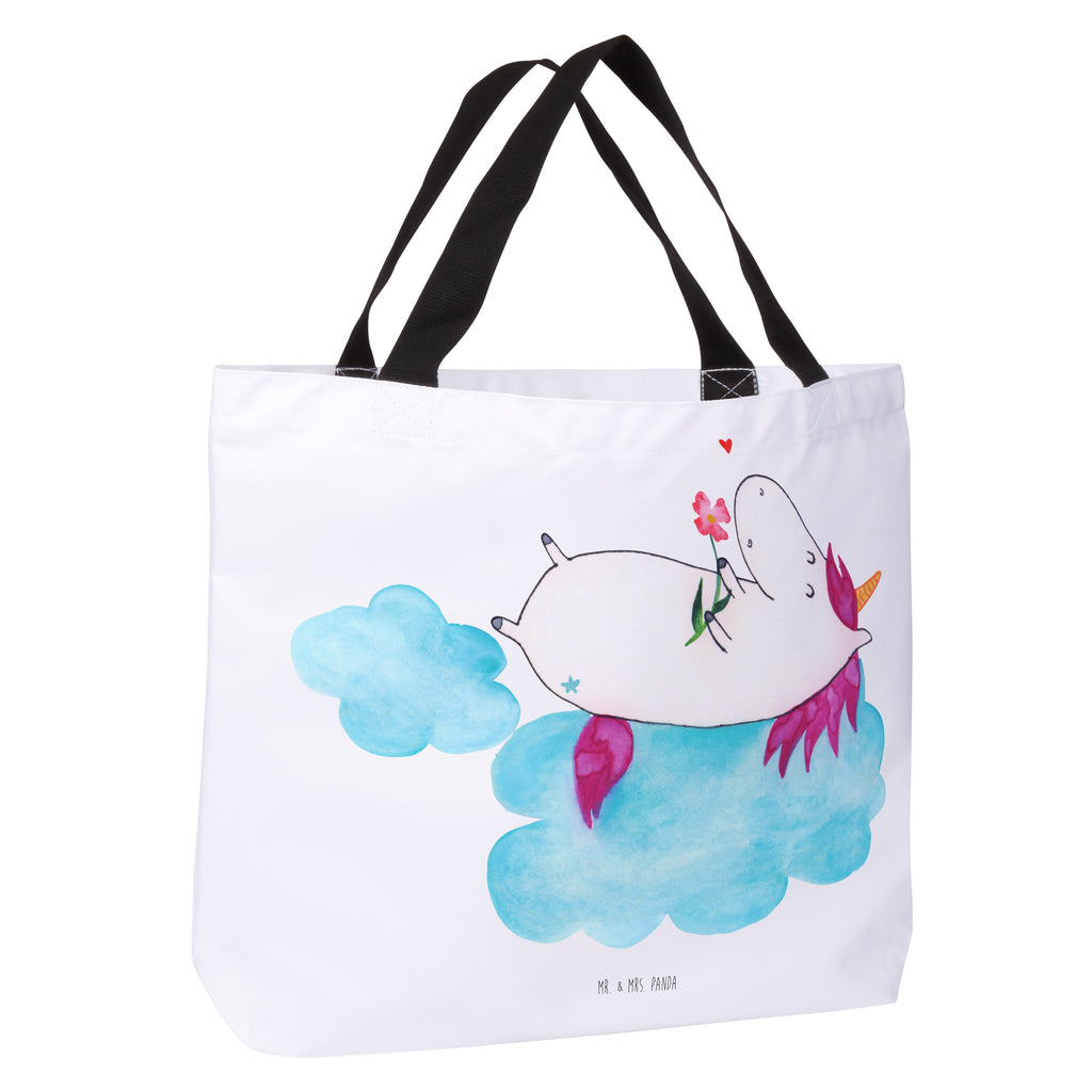 Shopper Einhorn Verliebt Beutel, Einkaufstasche, Tasche, Strandtasche, Einkaufsbeutel, Shopper, Schultasche, Freizeittasche, Tragebeutel, Schulbeutel, Alltagstasche, Einhorn, Einhörner, Einhorn Deko, Pegasus, Unicorn, verliebt, Liebe, Liebesbeweis, Freundin, Wolke