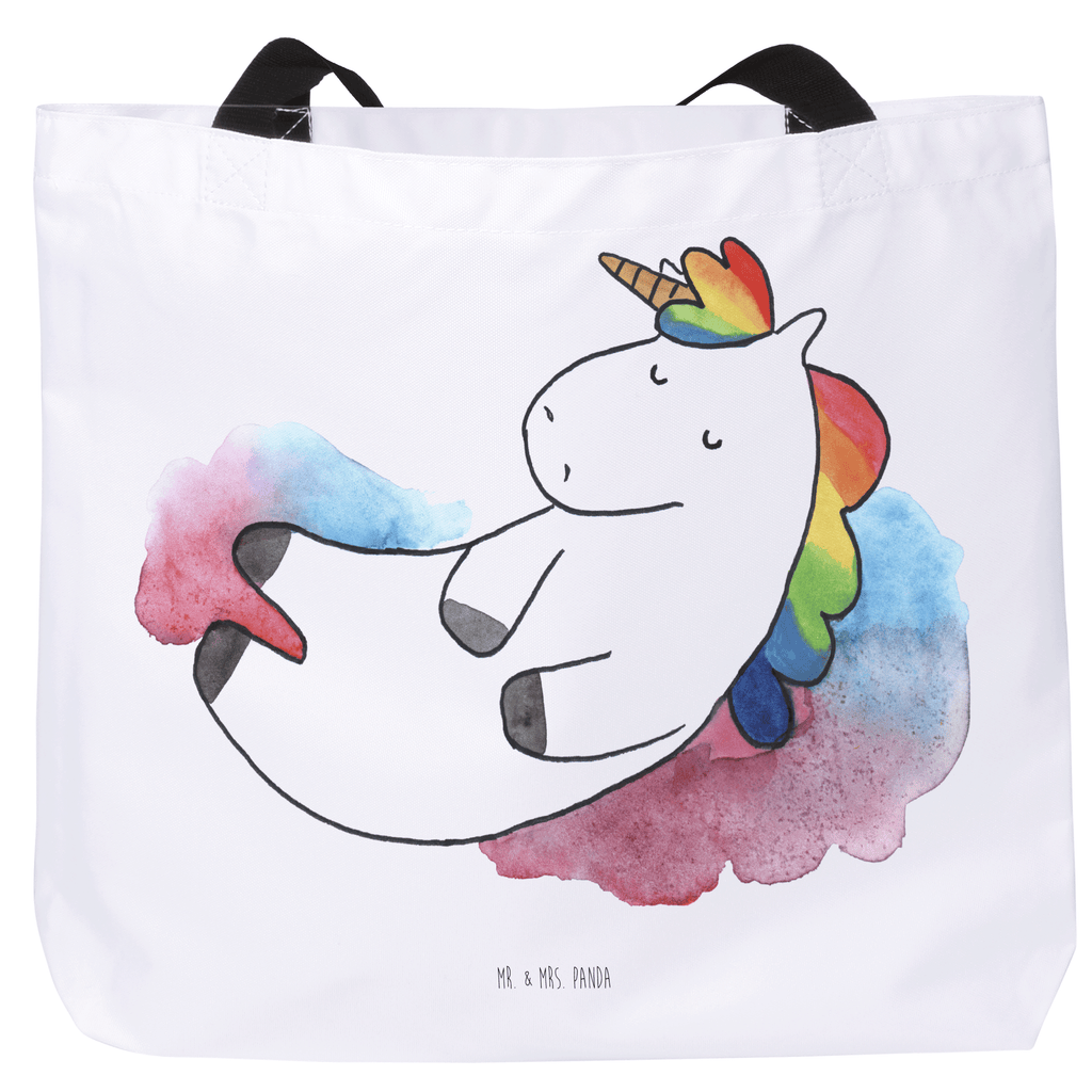 Shopper Einhorn Wolke 7 Beutel, Einkaufstasche, Tasche, Strandtasche, Einkaufsbeutel, Shopper, Schultasche, Freizeittasche, Tragebeutel, Schulbeutel, Alltagstasche, Einhorn, Einhörner, Einhorn Deko, Pegasus, Unicorn, verliebt, Menschen, witzig, lustig, Geschenk, Glaube, Realität, Lächeln