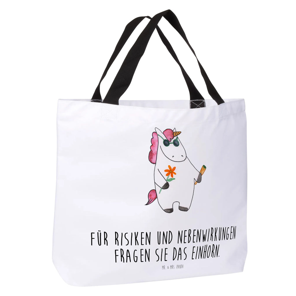 Shopper Einhorn Woodstock Beutel, Einkaufstasche, Tasche, Strandtasche, Einkaufsbeutel, Shopper, Schultasche, Freizeittasche, Tragebeutel, Schulbeutel, Alltagstasche, Einhorn, Einhörner, Einhorn Deko, Pegasus, Unicorn, Kiffen, Joint, Zigarette, Alkohol, Party, Spaß. lustig, witzig, Woodstock