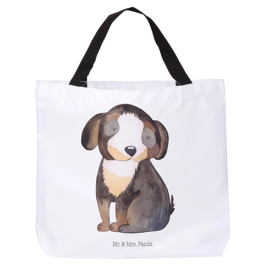 Shopper Hund Entspannen Beutel, Einkaufstasche, Tasche, Strandtasche, Einkaufsbeutel, Shopper, Schultasche, Freizeittasche, Tragebeutel, Schulbeutel, Alltagstasche, Hund, Hundemotiv, Haustier, Hunderasse, Tierliebhaber, Hundebesitzer, Sprüche, schwarzer Hund, Hundeliebe, Liebe, Hundeglück