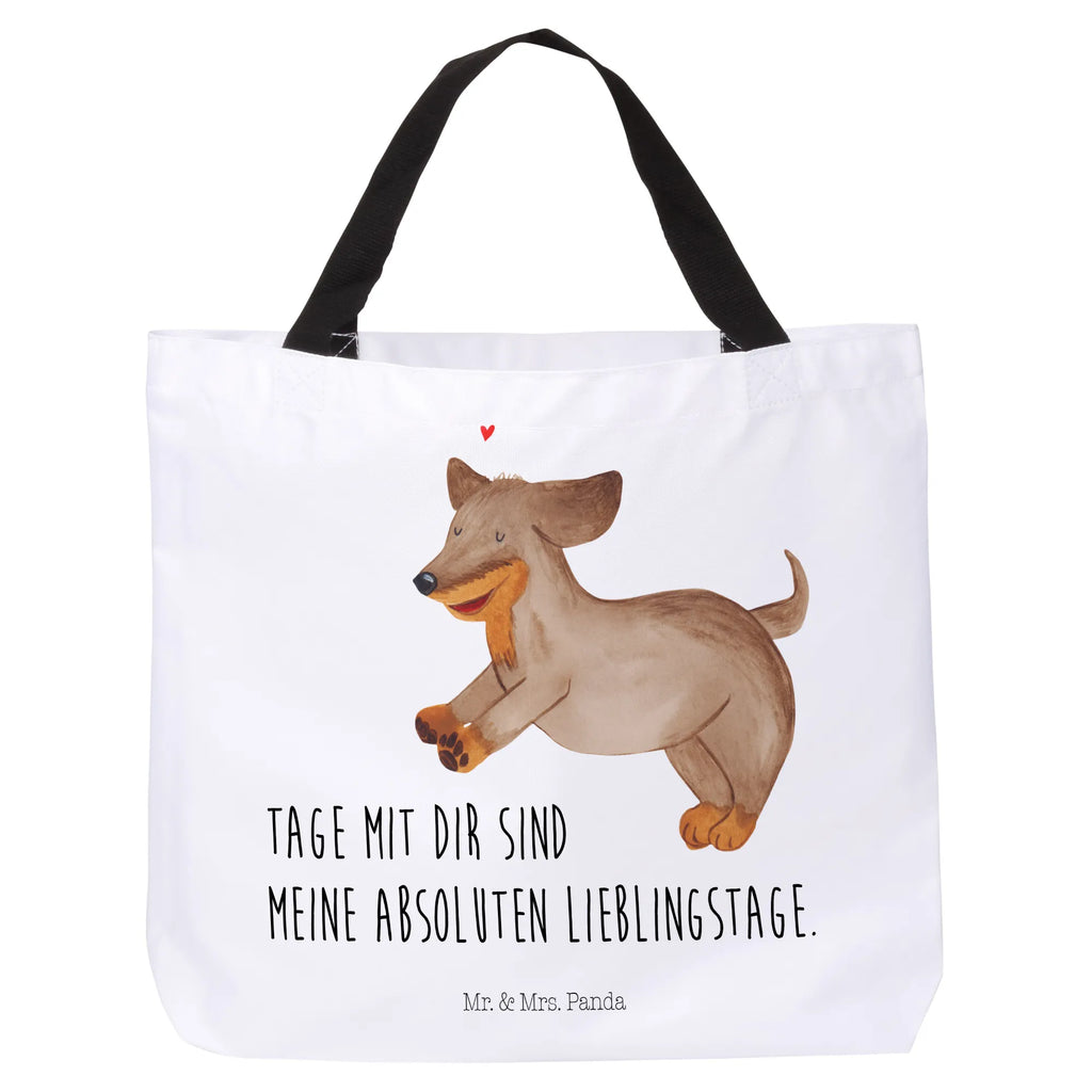 Shopper Hund Dackel Beutel, Einkaufstasche, Tasche, Strandtasche, Einkaufsbeutel, Shopper, Schultasche, Freizeittasche, Tragebeutel, Schulbeutel, Alltagstasche, Hund, Hundemotiv, Haustier, Hunderasse, Tierliebhaber, Hundebesitzer, Sprüche, Hunde, Dackel, Dachshund, happy dog