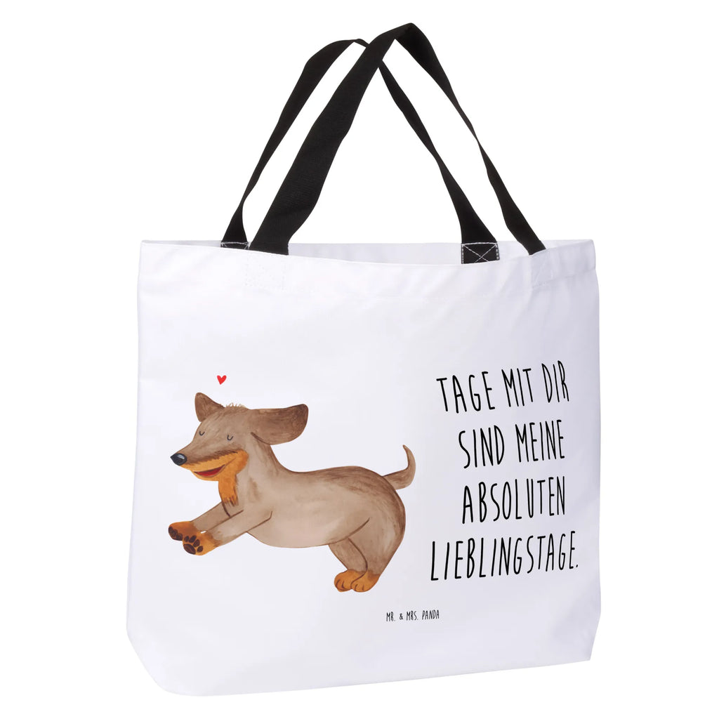 Shopper Hund Dackel Beutel, Einkaufstasche, Tasche, Strandtasche, Einkaufsbeutel, Shopper, Schultasche, Freizeittasche, Tragebeutel, Schulbeutel, Alltagstasche, Hund, Hundemotiv, Haustier, Hunderasse, Tierliebhaber, Hundebesitzer, Sprüche, Hunde, Dackel, Dachshund, happy dog