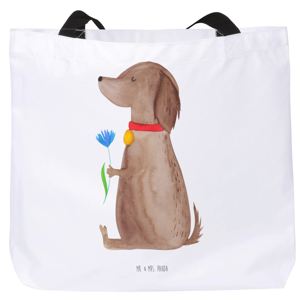 Shopper Hund Blume Beutel, Einkaufstasche, Tasche, Strandtasche, Einkaufsbeutel, Shopper, Schultasche, Freizeittasche, Tragebeutel, Schulbeutel, Alltagstasche, Hund, Hundemotiv, Haustier, Hunderasse, Tierliebhaber, Hundebesitzer, Sprüche, Hunde, Frauchen, Hundeliebe