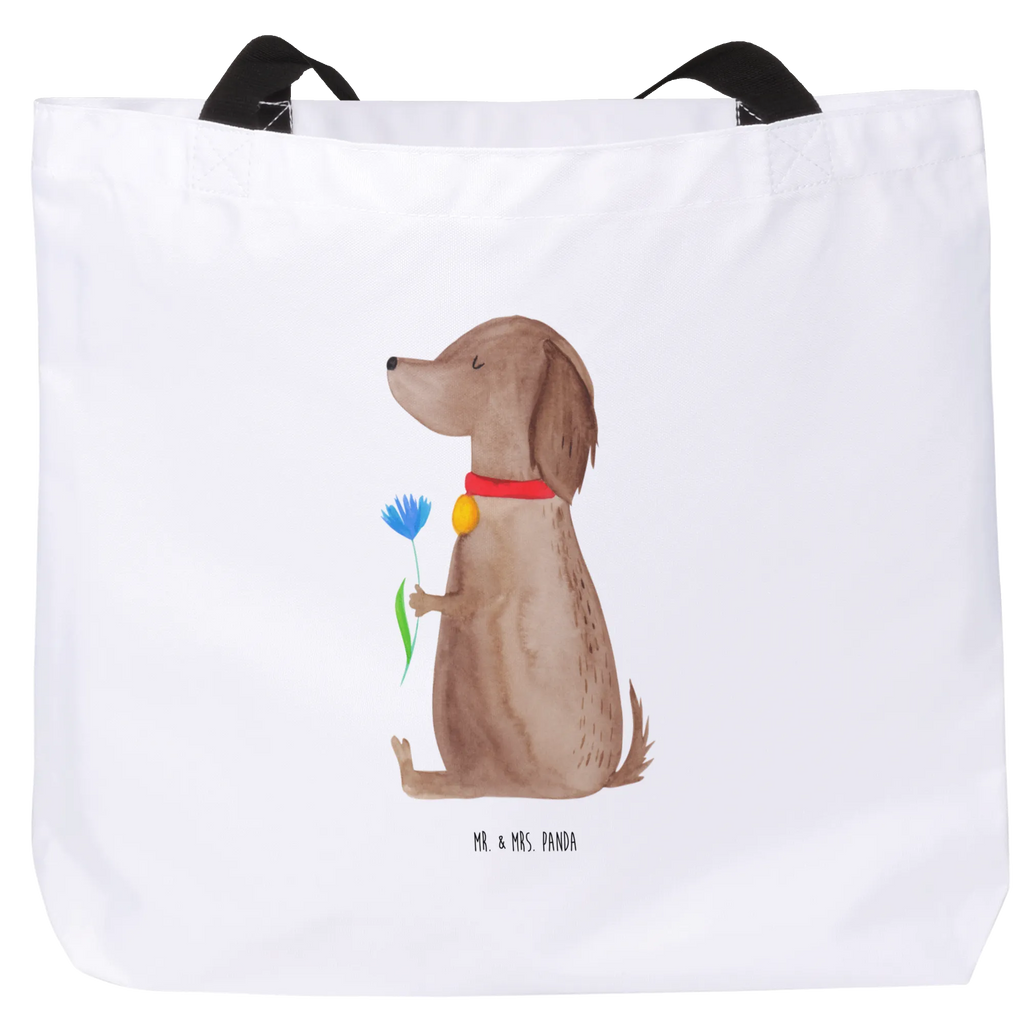 Shopper Hund Blume Beutel, Einkaufstasche, Tasche, Strandtasche, Einkaufsbeutel, Shopper, Schultasche, Freizeittasche, Tragebeutel, Schulbeutel, Alltagstasche, Hund, Hundemotiv, Haustier, Hunderasse, Tierliebhaber, Hundebesitzer, Sprüche, Hunde, Frauchen, Hundeliebe