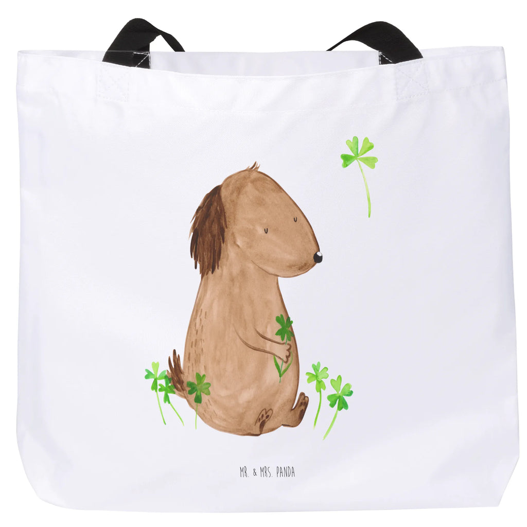 Shopper Hund Kleeblatt Beutel, Einkaufstasche, Tasche, Strandtasche, Einkaufsbeutel, Shopper, Schultasche, Freizeittasche, Tragebeutel, Schulbeutel, Alltagstasche, Hund, Hundemotiv, Haustier, Hunderasse, Tierliebhaber, Hundebesitzer, Sprüche, Kleeblatt, Glück, Tagträume, Motivation, Neuanfang, Geschenk, Glücksbringer, Selbstliebe, Achtsamkeit