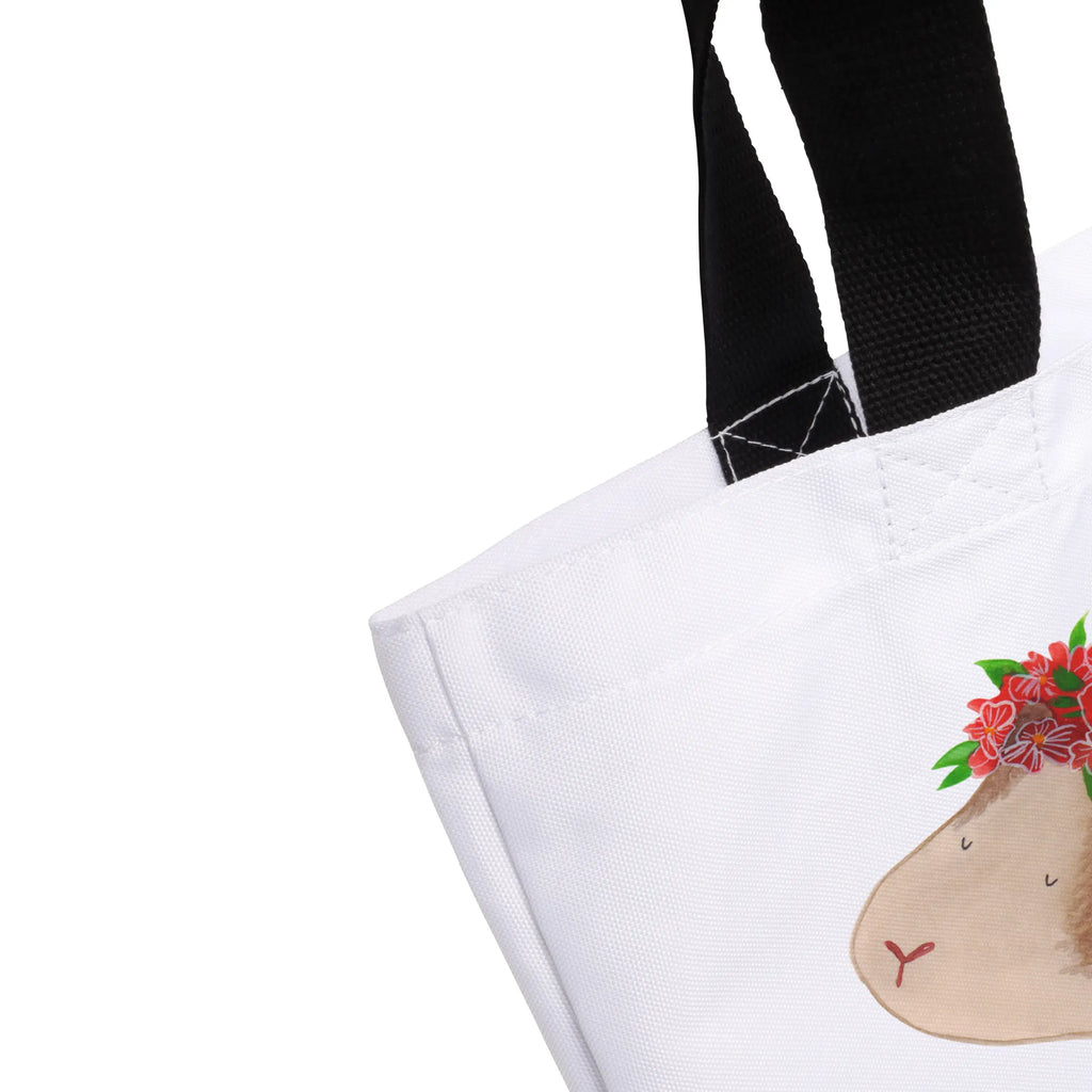 Shopper Meerschweinchen weise Beutel, Einkaufstasche, Tasche, Strandtasche, Einkaufsbeutel, Shopper, Schultasche, Freizeittasche, Tragebeutel, Schulbeutel, Alltagstasche, Tiermotive, Gute Laune, lustige Sprüche, Tiere, Meerschweinchen, Meerie, Meeries, Wunder, Blumenkind, Realität, Spruch, Weisheit, Motivation, Wunderland