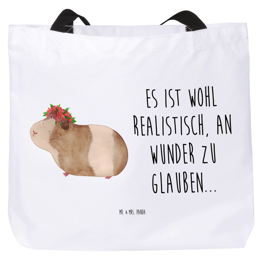 Shopper Meerschweinchen weise Beutel, Einkaufstasche, Tasche, Strandtasche, Einkaufsbeutel, Shopper, Schultasche, Freizeittasche, Tragebeutel, Schulbeutel, Alltagstasche, Tiermotive, Gute Laune, lustige Sprüche, Tiere, Meerschweinchen, Meerie, Meeries, Wunder, Blumenkind, Realität, Spruch, Weisheit, Motivation, Wunderland