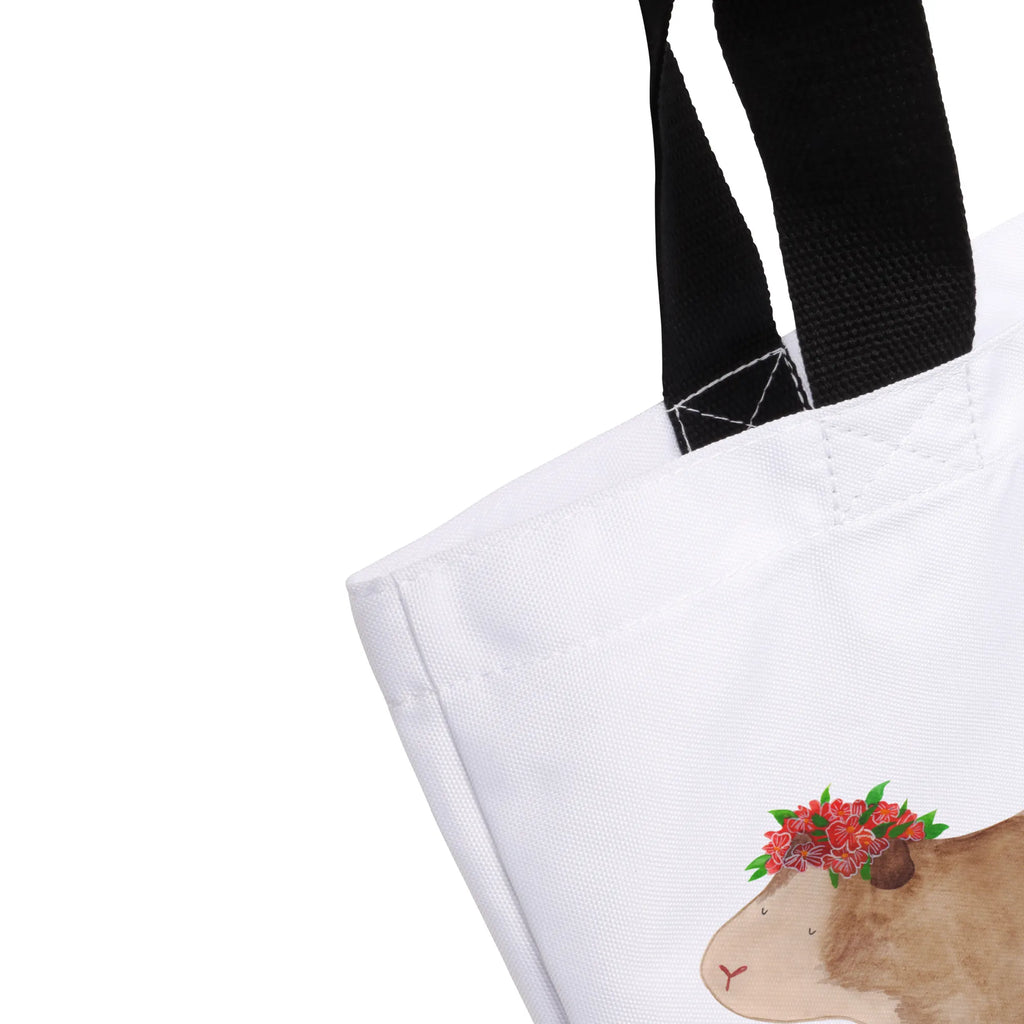 Shopper Meerschweinchen weise Beutel, Einkaufstasche, Tasche, Strandtasche, Einkaufsbeutel, Shopper, Schultasche, Freizeittasche, Tragebeutel, Schulbeutel, Alltagstasche, Tiermotive, Gute Laune, lustige Sprüche, Tiere, Meerschweinchen, Meerie, Meeries, Wunder, Blumenkind, Realität, Spruch, Weisheit, Motivation, Wunderland