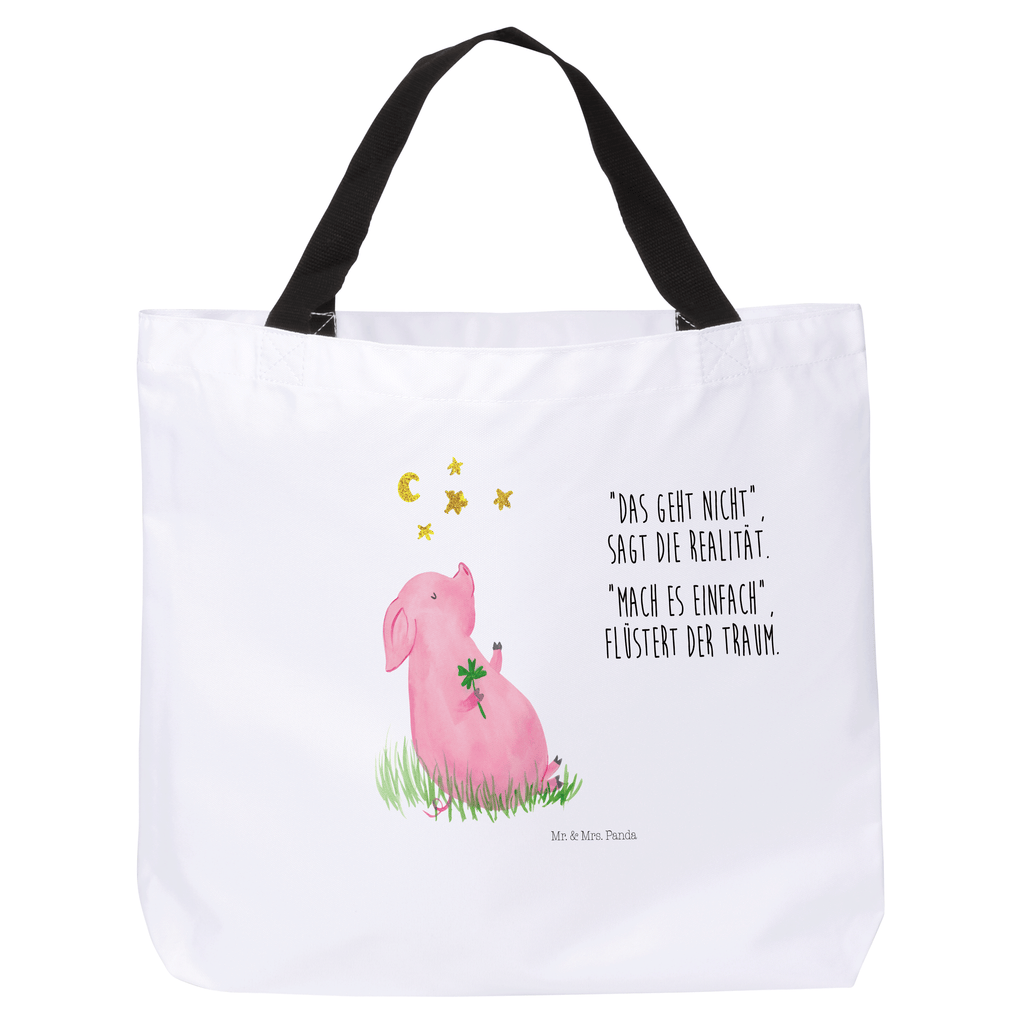 Shopper Schwein Glück Beutel, Einkaufstasche, Tasche, Strandtasche, Einkaufsbeutel, Shopper, Schultasche, Freizeittasche, Tragebeutel, Schulbeutel, Alltagstasche, Tiermotive, Gute Laune, lustige Sprüche, Tiere, Glücksschwein. Glück, Schwein, Schweinchen, Sterne, Sernchen, Ziele, Träume, Motivation, Glücksbringer