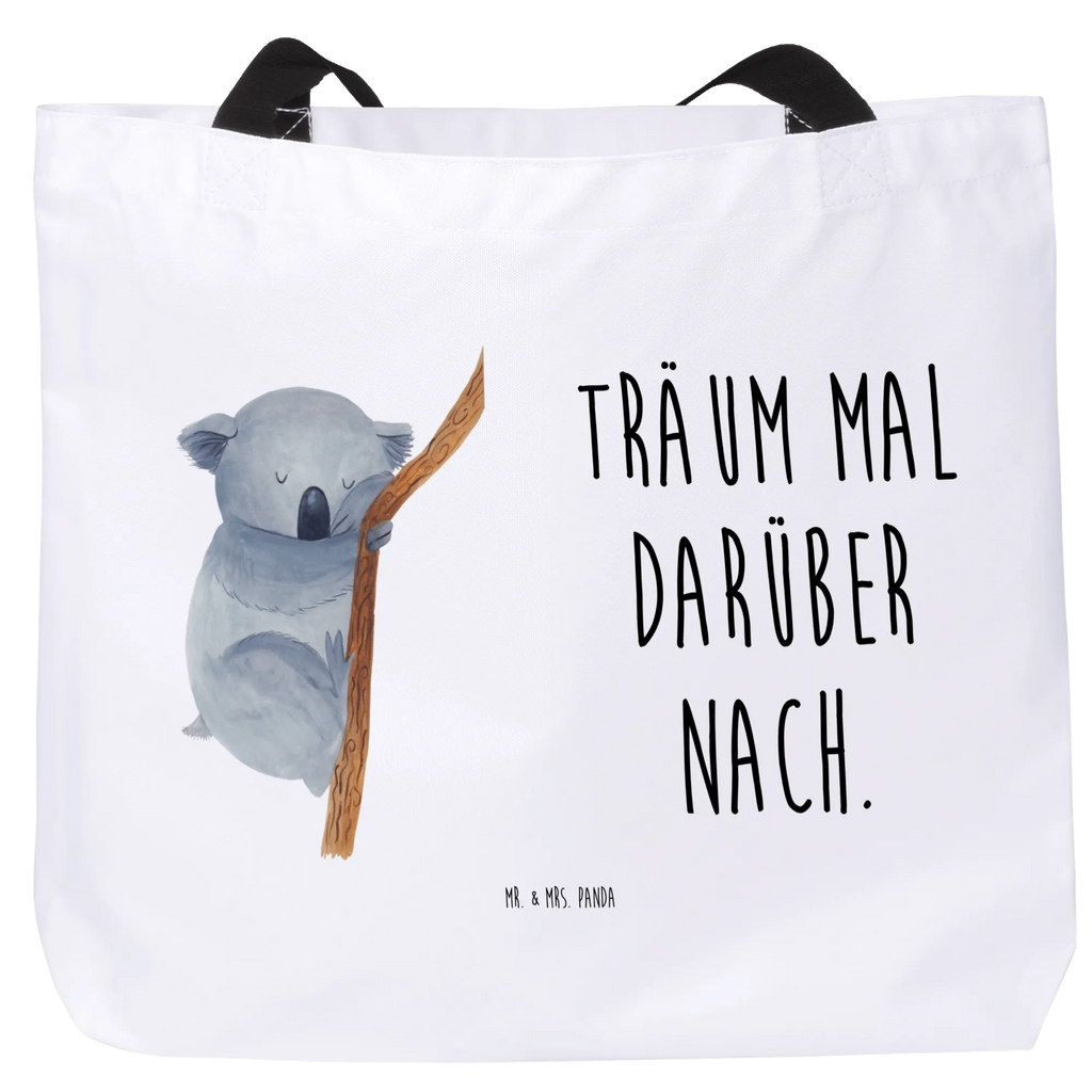 Shopper Koalabär Beutel, Einkaufstasche, Tasche, Strandtasche, Einkaufsbeutel, Shopper, Schultasche, Freizeittasche, Tragebeutel, Schulbeutel, Alltagstasche, Tiermotive, Gute Laune, lustige Sprüche, Tiere, Koala, träumen, Traum, schlafen, Schlafzimmer, Traumland, Bär, Koalabär