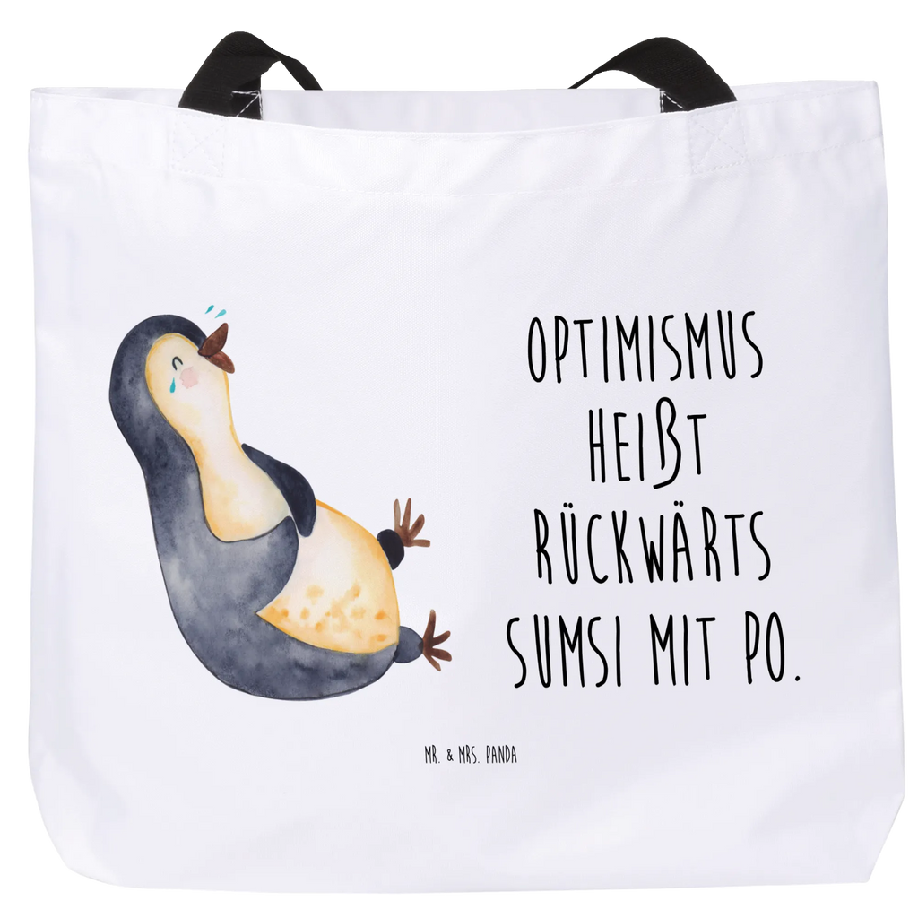 Shopper Pinguin Lachen Beutel, Einkaufstasche, Tasche, Strandtasche, Einkaufsbeutel, Shopper, Schultasche, Freizeittasche, Tragebeutel, Schulbeutel, Alltagstasche, Pinguin, Pinguine, lustiger Spruch, Optimismus, Fröhlich, Lachen, Humor, Fröhlichkeit