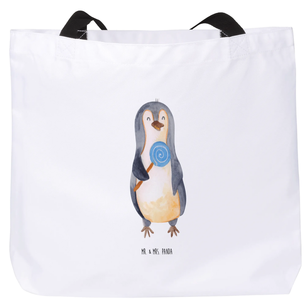 Shopper Pinguin Lolli Beutel, Einkaufstasche, Tasche, Strandtasche, Einkaufsbeutel, Shopper, Schultasche, Freizeittasche, Tragebeutel, Schulbeutel, Alltagstasche, Pinguin, Pinguine, Lolli, Süßigkeiten, Blödsinn, Spruch, Rebell, Gauner, Ganove, Rabauke