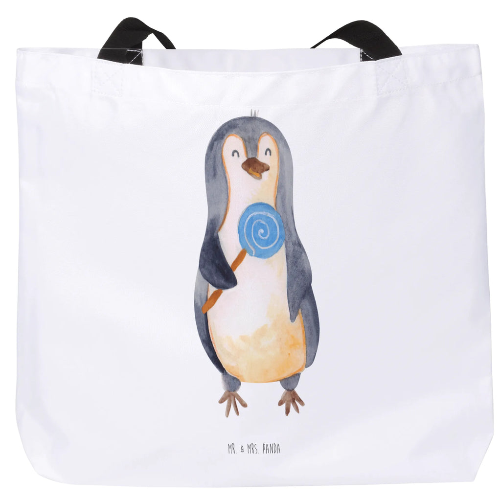 Shopper Pinguin Lolli Beutel, Einkaufstasche, Tasche, Strandtasche, Einkaufsbeutel, Shopper, Schultasche, Freizeittasche, Tragebeutel, Schulbeutel, Alltagstasche, Pinguin, Pinguine, Lolli, Süßigkeiten, Blödsinn, Spruch, Rebell, Gauner, Ganove, Rabauke