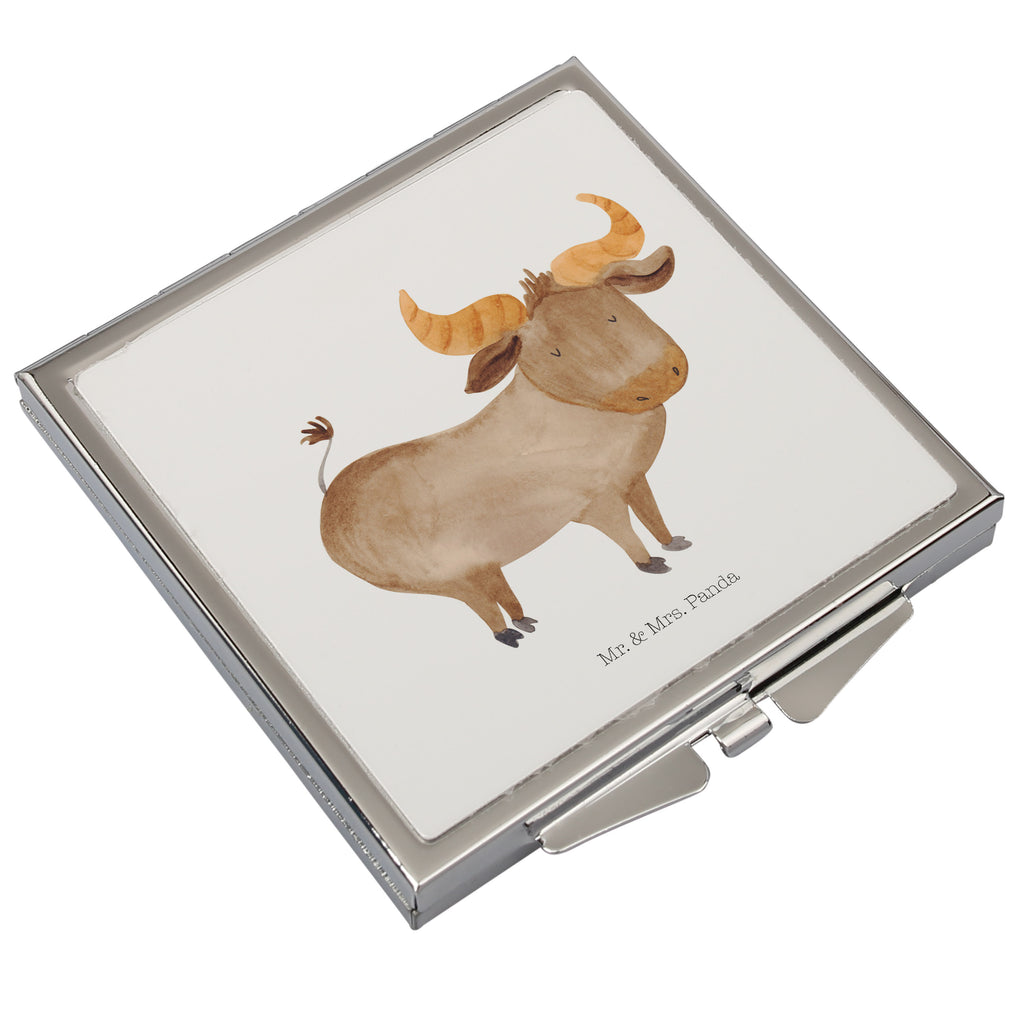 Handtaschenspiegel quadratisch Sternzeichen Stier Spiegel, Handtasche, Quadrat, silber, schminken, Schminkspiegel, Tierkreiszeichen, Sternzeichen, Horoskop, Astrologie, Aszendent, Stier, Stier Geschenk, Stier Sternzeichen, Geschenk Mai, Geschenk April, Geburtstag Mai, Geburtstag April, Rind, Ochse