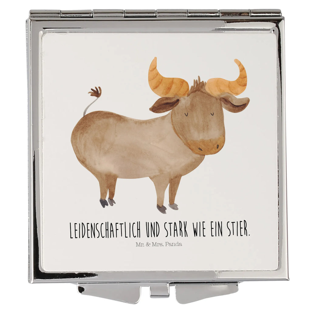 Handtaschenspiegel quadratisch Sternzeichen Stier Spiegel, Handtasche, Quadrat, silber, schminken, Schminkspiegel, Tierkreiszeichen, Sternzeichen, Horoskop, Astrologie, Aszendent, Stier, Stier Geschenk, Stier Sternzeichen, Geschenk Mai, Geschenk April, Geburtstag Mai, Geburtstag April, Rind, Ochse