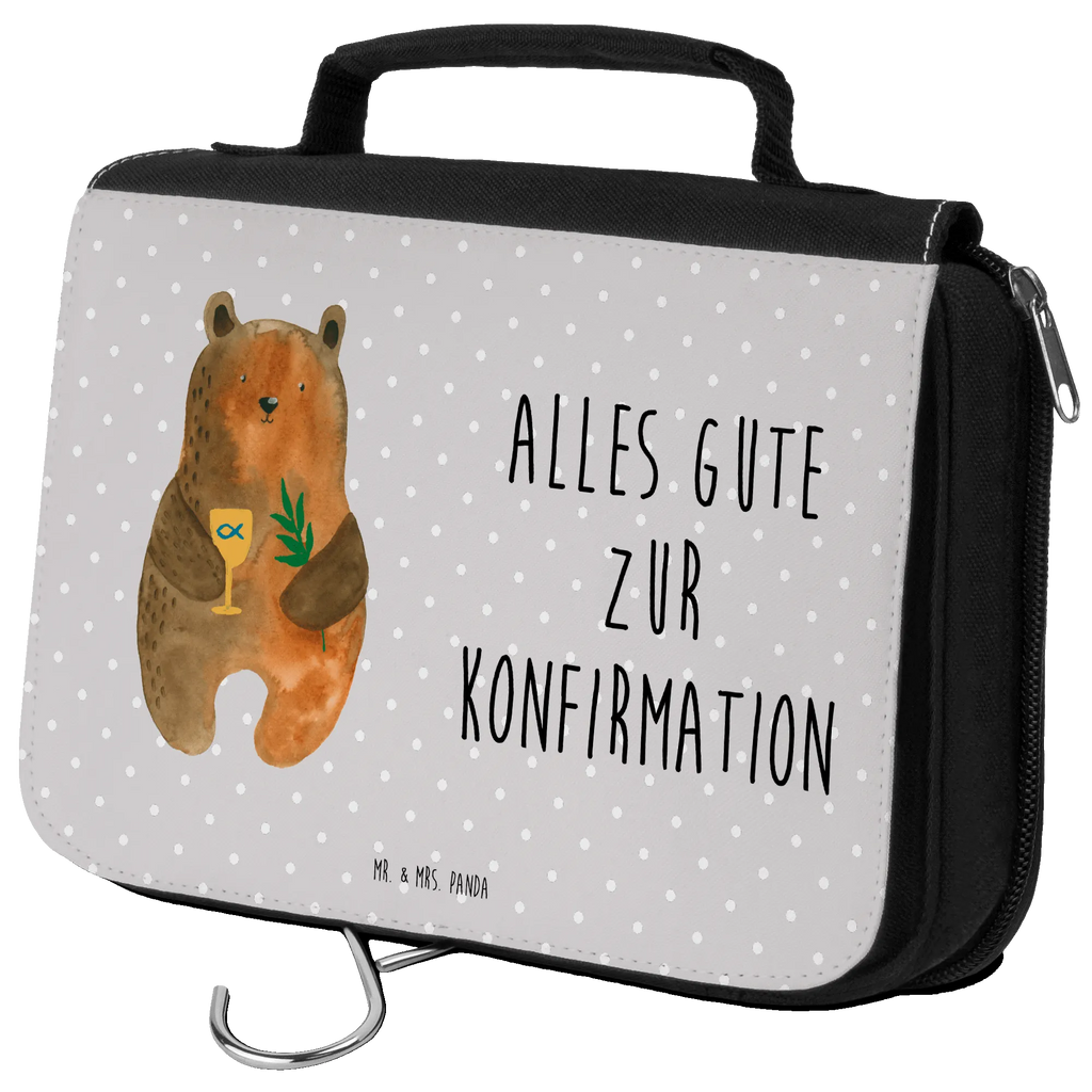 Kulturbeutel Bär Konfirmation Kulturbeutel, Zum Aufhängen, Waschtasche, Kosmetiktasche, Damen, Herren, Aufbewahrungstasche, Schminktasche, Kosmetikbeutel, Organizer, Kulturtasche, Schminkutensil, Bär, Teddy, Teddybär, Konfirmation, Kirche, evangelisch, Gottesdienst