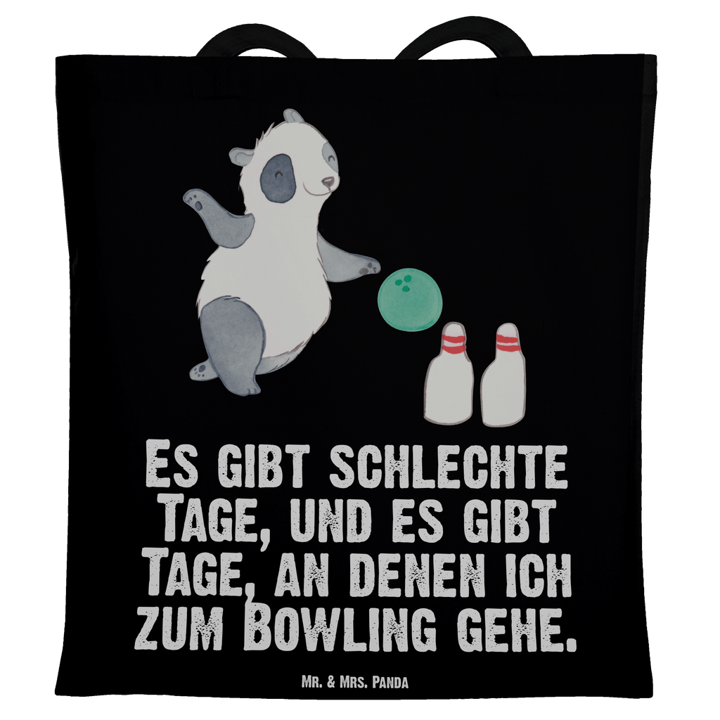 Tragetasche Panda Bowling Tage Beuteltasche, Beutel, Einkaufstasche, Jutebeutel, Stoffbeutel, Tasche, Shopper, Umhängetasche, Strandtasche, Schultertasche, Stofftasche, Tragetasche, Badetasche, Jutetasche, Einkaufstüte, Laptoptasche, Geschenk, Sport, Sportart, Hobby, Schenken, Danke, Dankeschön, Auszeichnung, Gewinn, Sportler, Bowling, Bowlen gehen, Bowling Center, Bowlingbahn, Kegelbahn, Kegelausflug, Bowlingausflug, Bowlingparty