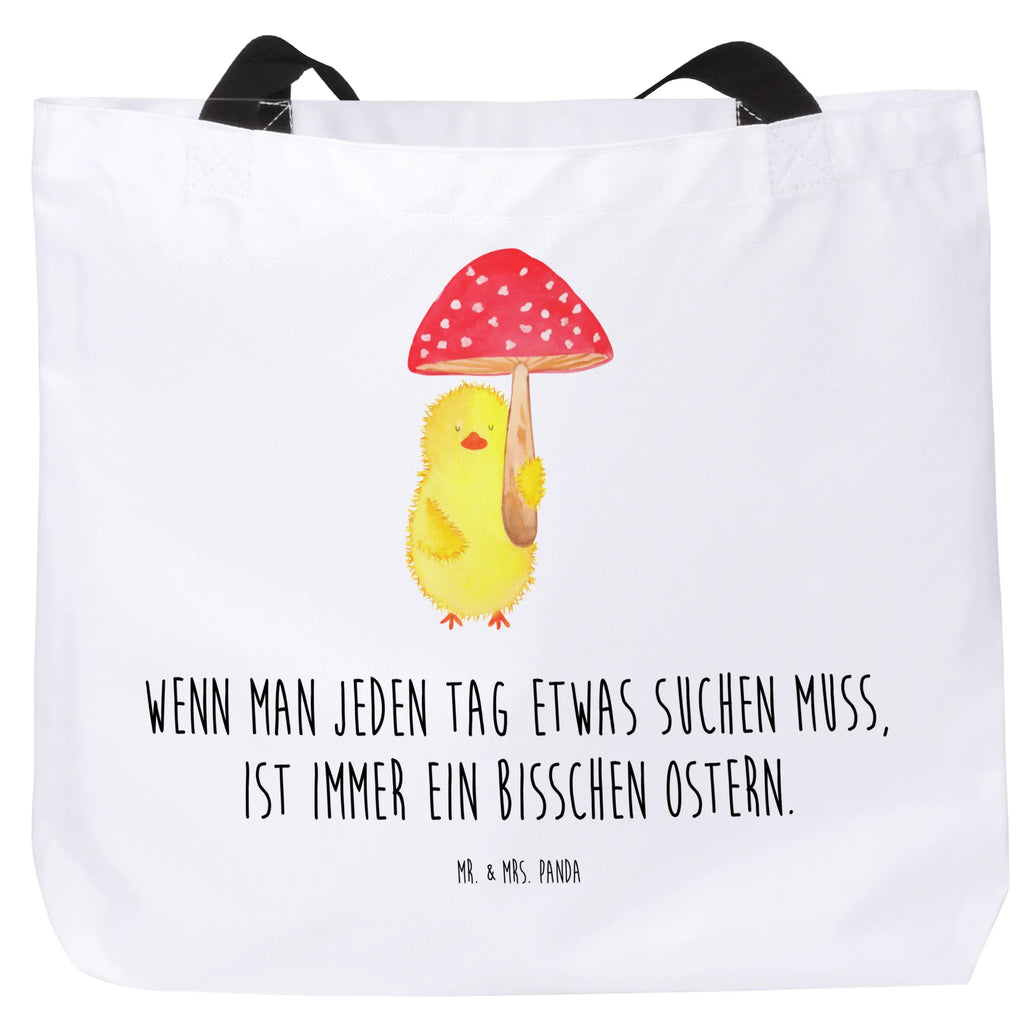 Shopper Küken Fliegenpilz Beutel, Einkaufstasche, Tasche, Strandtasche, Einkaufsbeutel, Shopper, Schultasche, Freizeittasche, Tragebeutel, Schulbeutel, Alltagstasche, Ostern, Osterhase, Ostergeschenke, Osternest, Osterdeko, Geschenke zu Ostern, Ostern Geschenk, Ostergeschenke Kinder, Ostern Kinder, Küken, Fliegenpilz, Glückspilz, Frohe Ostern, Ostergrüße