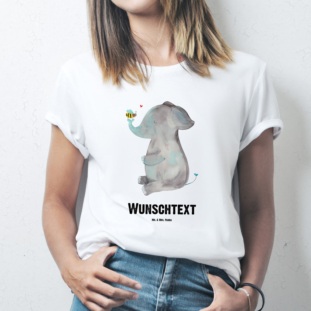 Personalisiertes T-Shirt Elefant Biene T-Shirt Personalisiert, T-Shirt mit Namen, T-Shirt mit Aufruck, Männer, Frauen, Tiermotive, Gute Laune, lustige Sprüche, Tiere, Elefant, Biene, Liebe, Liebesbeweis, Jahrestag, Liebesgeschenk, Heiratsantrag, Hochzeitsgeschenk, Liebesspruch