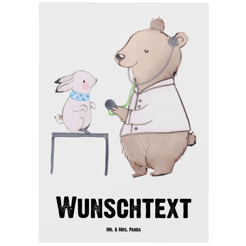 Personalisierte Postkarte Tierarzt mit Herz Postkarte mit Namen, Postkarte bedrucken, Postkarte mit Wunschtext, Postkarte personalisierbar, Geschenkkarte mit Namen, Grußkarte mit Namen, Karte mit Namen, Einladung mit Namen, Ansichtskarte mit Namen, Geschenkkarte mit Wunschtext, Grußkarte mit Wunschtext, Karte mit Wunschtext, Einladung mit Wunschtext, Ansichtskarte mit Wunschtext, Beruf, Ausbildung, Jubiläum, Abschied, Rente, Kollege, Kollegin, Geschenk, Schenken, Arbeitskollege, Mitarbeiter, Firma, Danke, Dankeschön