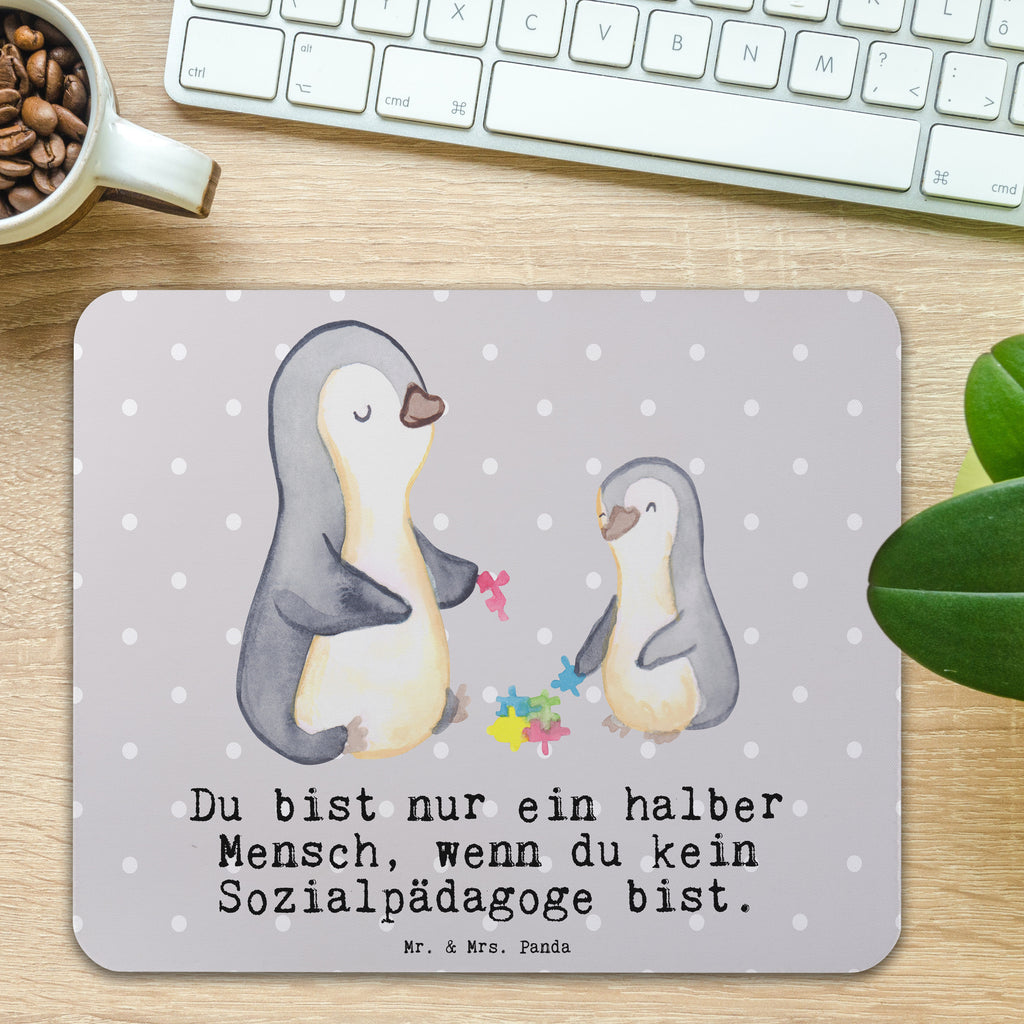 Mauspad Sozialpädagoge mit Herz Mousepad, Computer zubehör, Büroausstattung, PC Zubehör, Arbeitszimmer, Mauspad, Einzigartiges Mauspad, Designer Mauspad, Mausunterlage, Mauspad Büro, Beruf, Ausbildung, Jubiläum, Abschied, Rente, Kollege, Kollegin, Geschenk, Schenken, Arbeitskollege, Mitarbeiter, Firma, Danke, Dankeschön