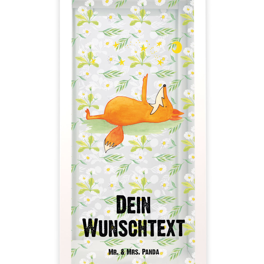 Personalisierte Deko Laterne Fuchs Sterne Gartenlampe, Gartenleuchte, Gartendekoration, Gartenlicht, Laterne kleine Laternen, XXL Laternen, Laterne groß, Fuchs, Füchse, tröstende Worte, Spruch positiv, Spruch schön, Romantik, Always Look on the Bright Side of Life