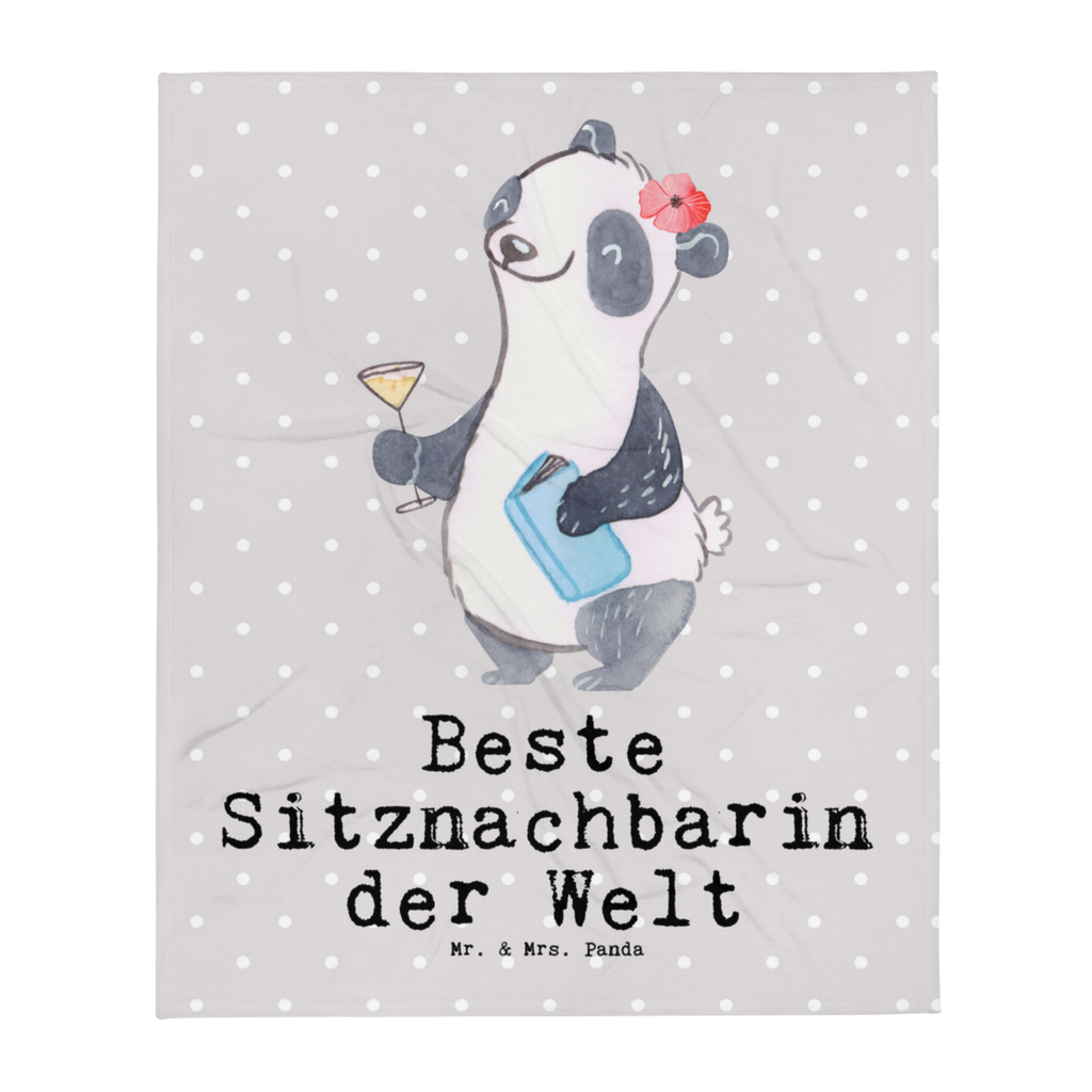 Kuscheldecke Panda Beste Sitznachbarin der Welt Decke, Wohndecke, Tagesdecke, Wolldecke, Sofadecke, für, Dankeschön, Geschenk, Schenken, Geburtstag, Geburtstagsgeschenk, Geschenkidee, Danke, Bedanken, Mitbringsel, Freude machen, Geschenktipp, Sitznachbarin, Stuhlnachbar, Mitschülerin, Nachbarin, Uni, Universität, Seminar, Kommilitone, Tischnachbar, Schule, Mitstudentin, Hochschule, Beste Sitznachbarin der Welt, Weltbeste Sitznachbarin