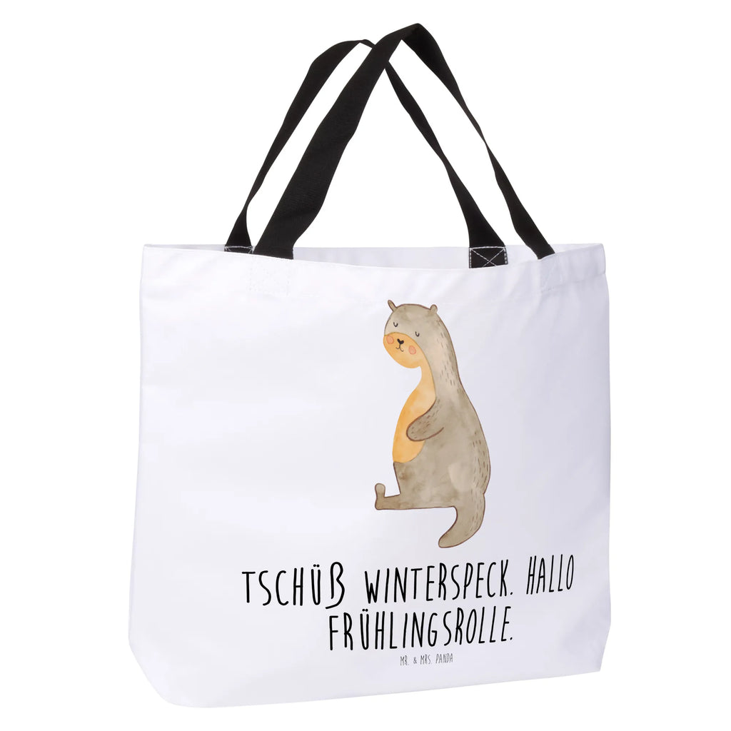 Shopper Otter Bauch Beutel, Einkaufstasche, Tasche, Strandtasche, Einkaufsbeutel, Shopper, Schultasche, Freizeittasche, Tragebeutel, Schulbeutel, Alltagstasche, Otter, Fischotter, Seeotter, Otter Seeotter See Otter