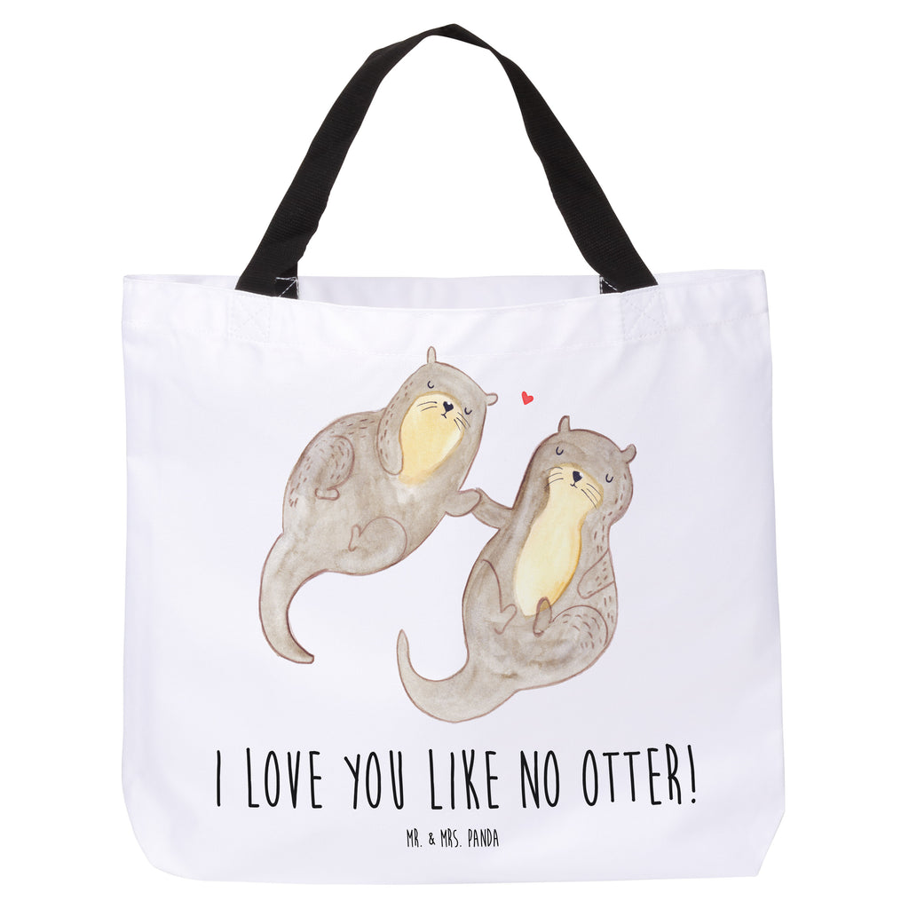 Shopper Otter Hände halten Beutel, Einkaufstasche, Tasche, Strandtasche, Einkaufsbeutel, Shopper, Schultasche, Freizeittasche, Tragebeutel, Schulbeutel, Alltagstasche, Otter, Fischotter, Seeotter, Otter Seeotter See Otter