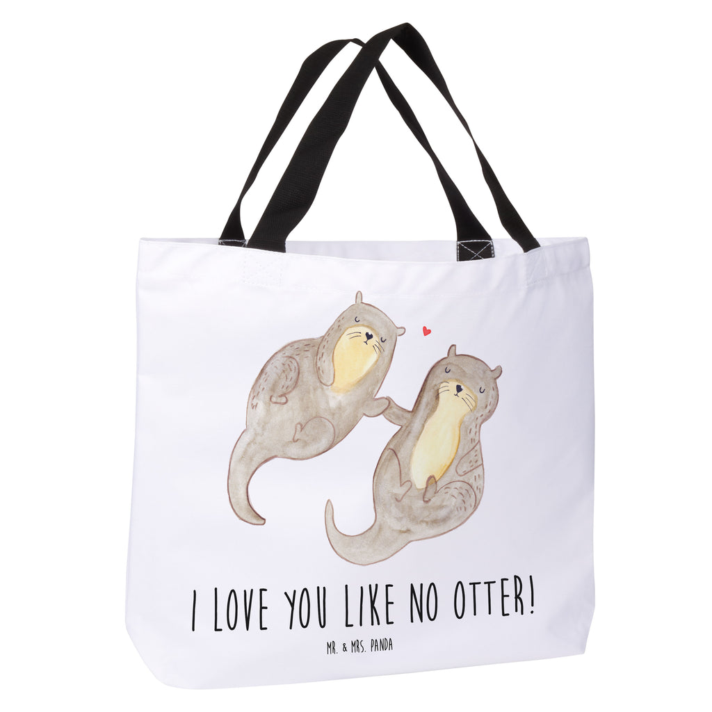 Shopper Otter Hände halten Beutel, Einkaufstasche, Tasche, Strandtasche, Einkaufsbeutel, Shopper, Schultasche, Freizeittasche, Tragebeutel, Schulbeutel, Alltagstasche, Otter, Fischotter, Seeotter, Otter Seeotter See Otter