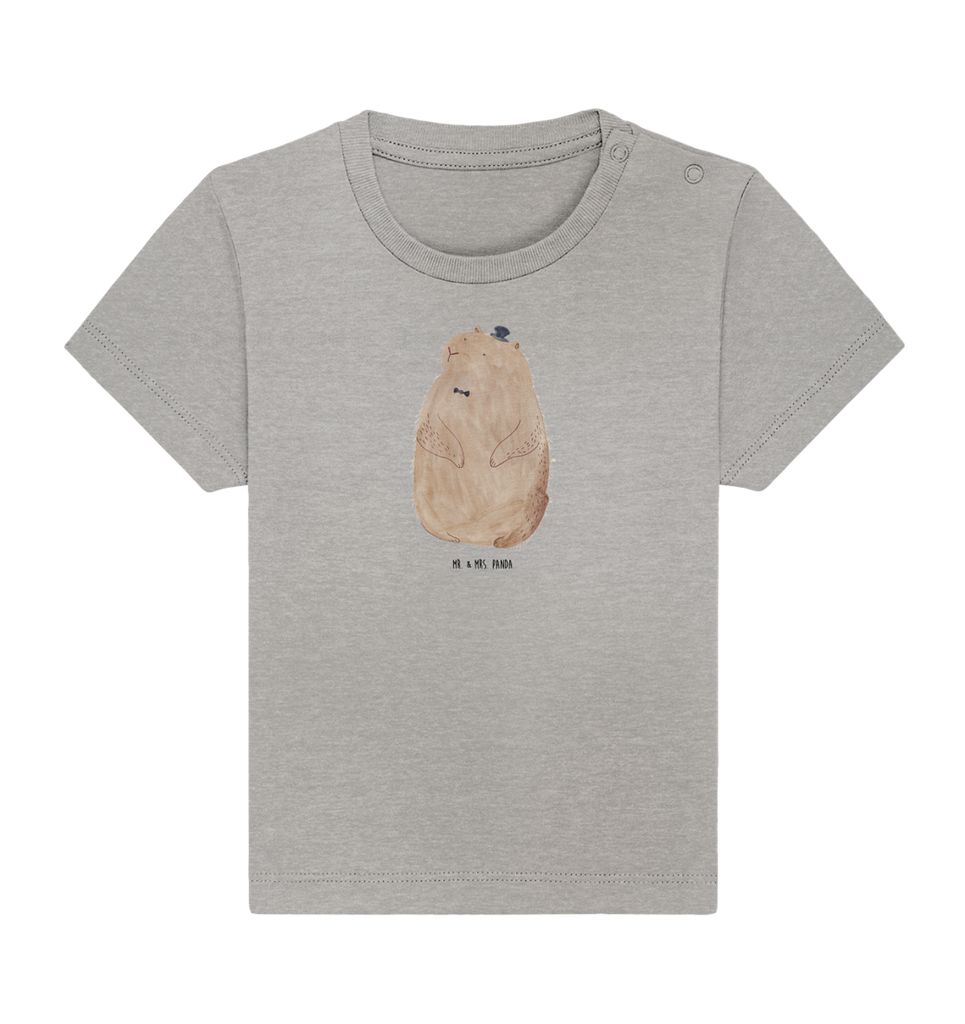 Organic Baby Shirt Murmeltier Baby T-Shirt, Jungen Baby T-Shirt, Mädchen Baby T-Shirt, Shirt, Tiermotive, Gute Laune, lustige Sprüche, Tiere, Murmeltier, Knigge, Fröhlichkeit, Freundlichkeit, Respekt, Anstand