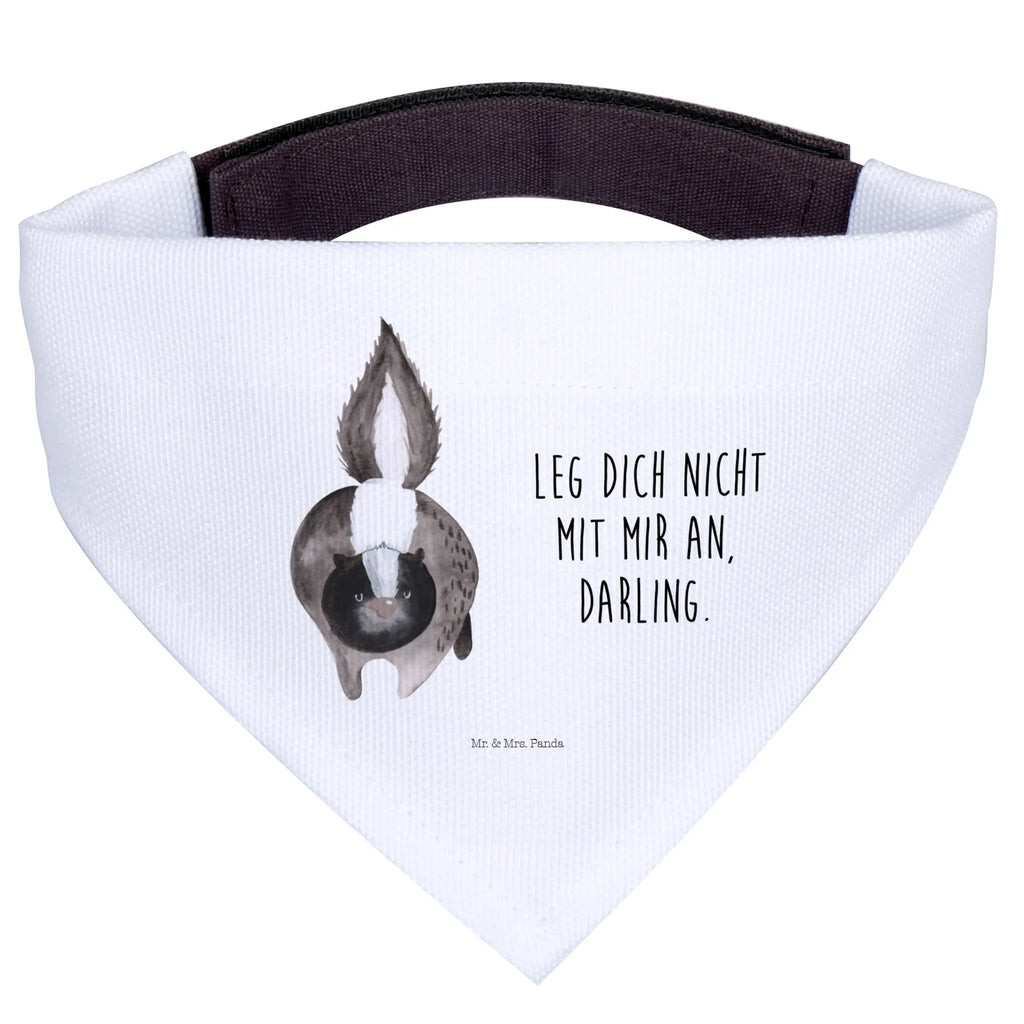 Dog neckerchief skunk attack Hundehalstuch, Halstuch, Hunde, Tuch, mittel, mittelgroße Hunde, Stinktier, Skunk, Wildtier, Raubtier, Stinker, Stinki, wütend, Drohung