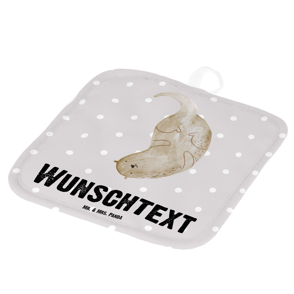 Personalisierte Topflappen Otter kopfüber Topflappen personalisiert, Personalisierte Topfuntersetzer, Personalisierter Ofenhandschuh, Topflappen Set personalisiert, Topflappen mit Namen, Namensaufdruck, Otter, Fischotter, Seeotter, Otter Seeotter See Otter