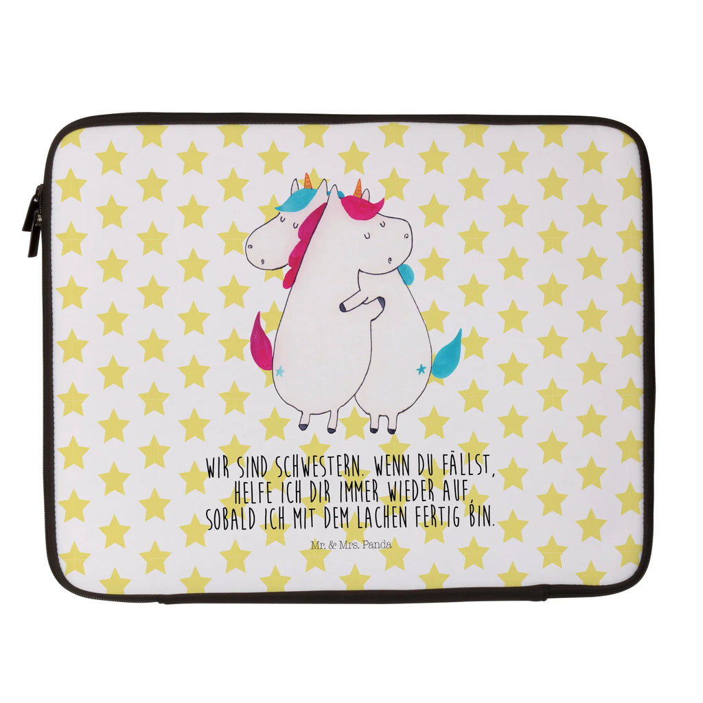 Notebook Tasche Einhörner Umarmen Notebook Tasche, Laptop, Computertasche, Tasche, Notebook-Tasche, Notebook-Reisehülle, Notebook Schutz, Einhorn, Einhörner, Einhorn Deko, Pegasus, Unicorn, Freundinnen, Freundin, BFF, Schwester, Schwestern, Familie, Geschwister, Sister, Liebe