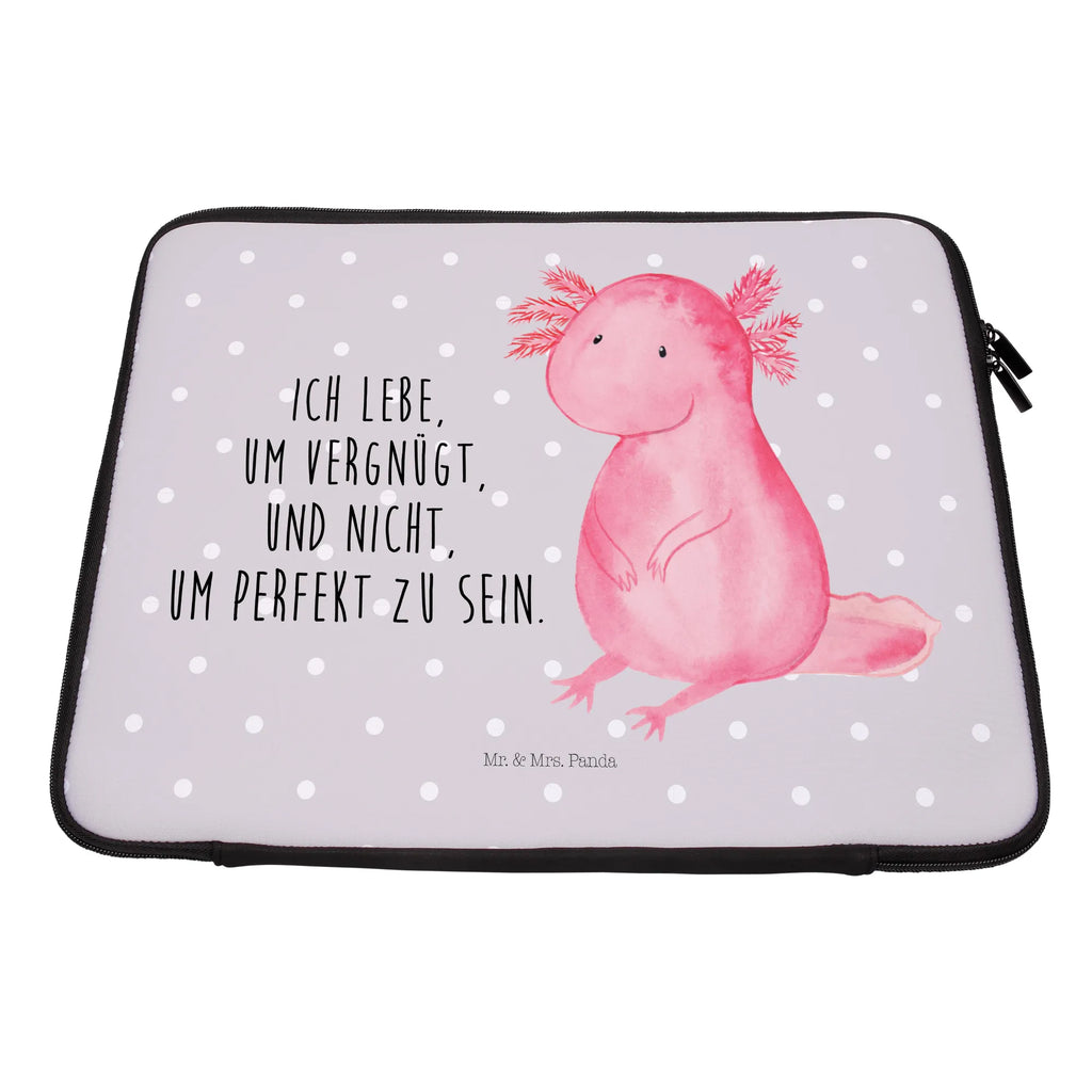 Notebook Tasche Axolotl null Notebook Tasche, Laptop, Computertasche, Tasche, Notebook-Tasche, Notebook-Reisehülle, Notebook Schutz, Axolotl, Molch, Axolot, vergnügt, fröhlich, zufrieden, Lebensstil, Weisheit, Lebensweisheit, Liebe, Freundin