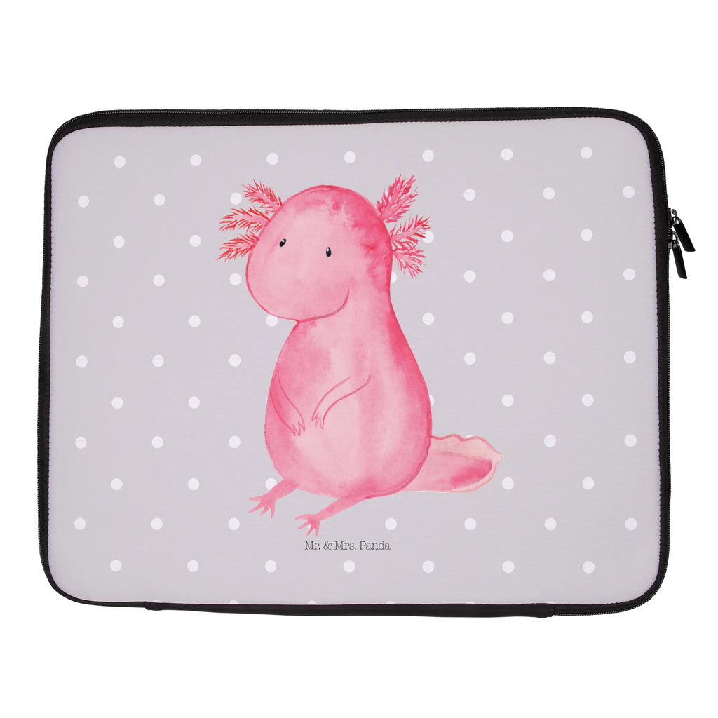 Notebook Tasche Axolotl null Notebook Tasche, Laptop, Computertasche, Tasche, Notebook-Tasche, Notebook-Reisehülle, Notebook Schutz, Axolotl, Molch, Axolot, vergnügt, fröhlich, zufrieden, Lebensstil, Weisheit, Lebensweisheit, Liebe, Freundin