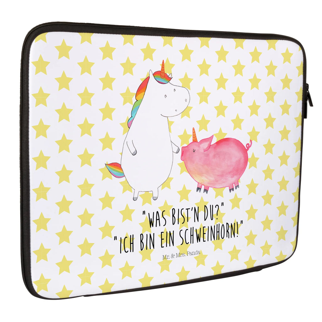 Notebook Tasche Einhorn Schwein Notebook Tasche, Laptop, Computertasche, Tasche, Notebook-Tasche, Notebook-Reisehülle, Notebook Schutz, Einhorn, Einhörner, Einhorn Deko, Pegasus, Unicorn, Freundschaft, Schweinhorn, Schwein, Freundin, Schweinchen