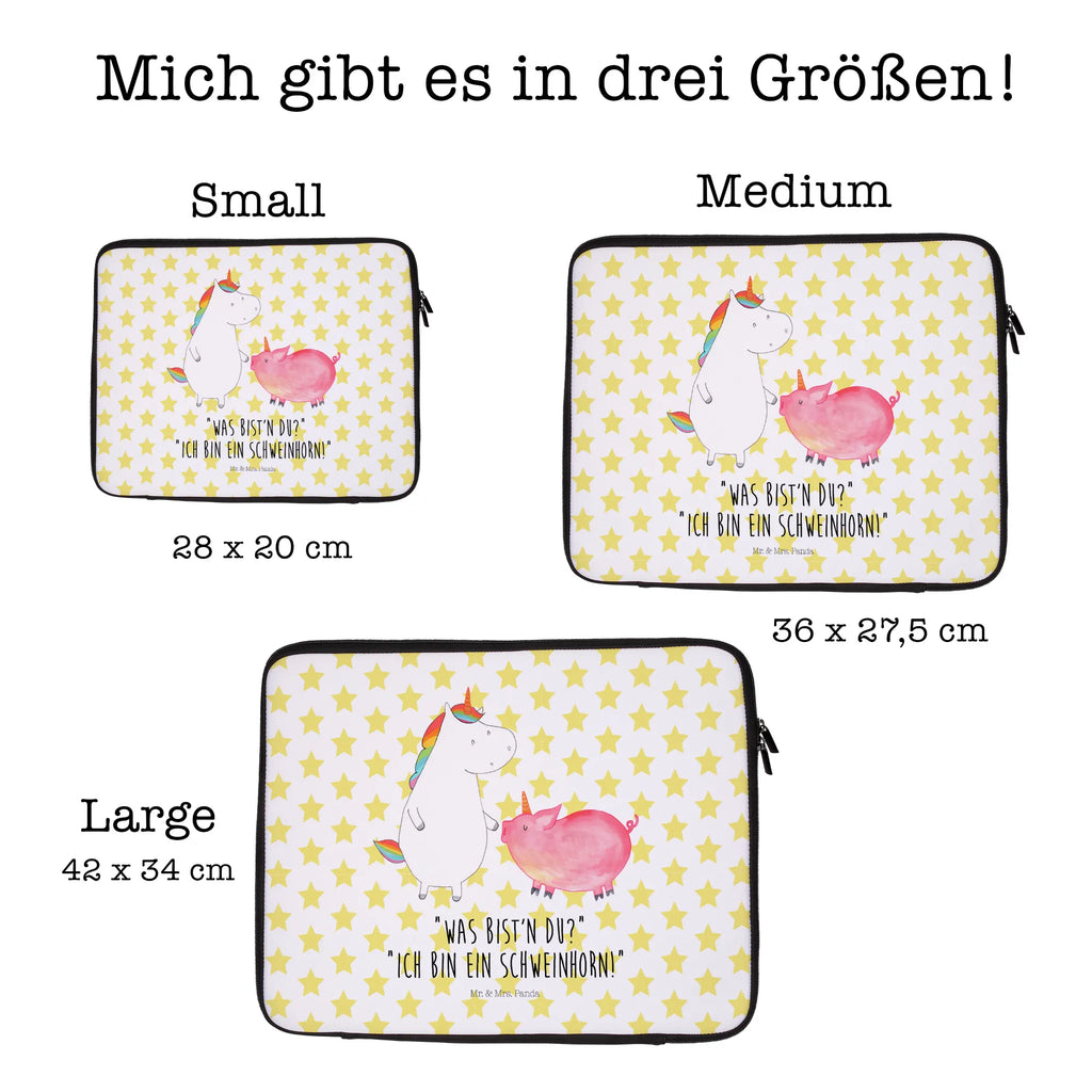 Notebook Tasche Einhorn Schwein Notebook Tasche, Laptop, Computertasche, Tasche, Notebook-Tasche, Notebook-Reisehülle, Notebook Schutz, Einhorn, Einhörner, Einhorn Deko, Pegasus, Unicorn, Freundschaft, Schweinhorn, Schwein, Freundin, Schweinchen