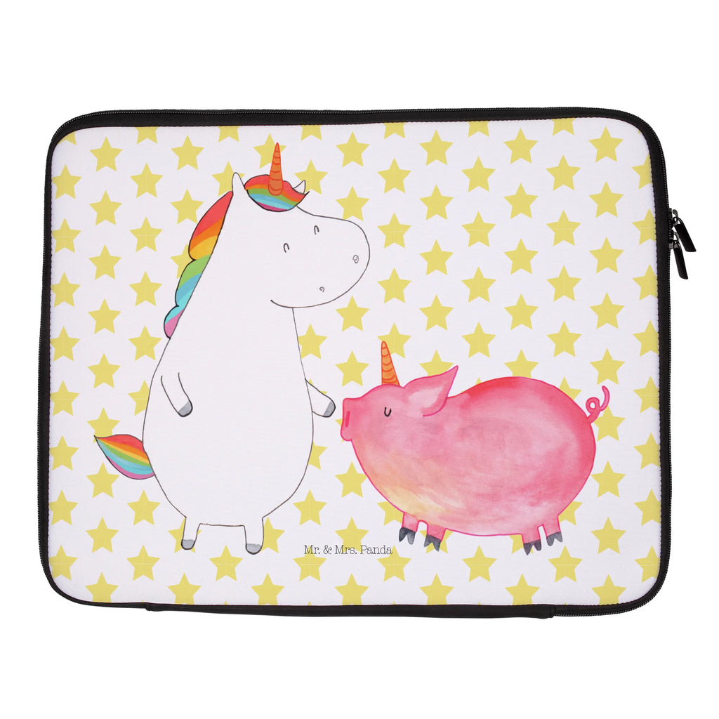 Notebook Tasche Einhorn Schwein Notebook Tasche, Laptop, Computertasche, Tasche, Notebook-Tasche, Notebook-Reisehülle, Notebook Schutz, Einhorn, Einhörner, Einhorn Deko, Pegasus, Unicorn, Freundschaft, Schweinhorn, Schwein, Freundin, Schweinchen