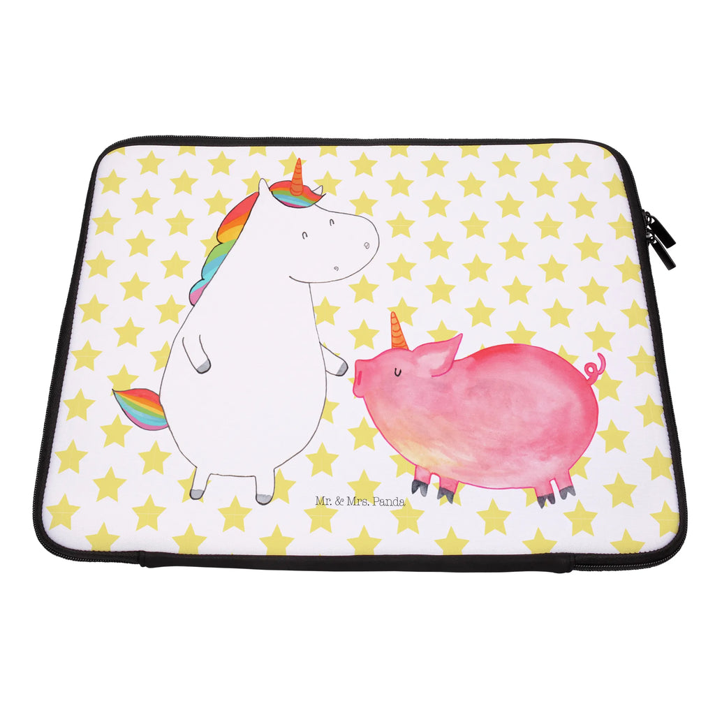 Notebook Tasche Einhorn Schwein Notebook Tasche, Laptop, Computertasche, Tasche, Notebook-Tasche, Notebook-Reisehülle, Notebook Schutz, Einhorn, Einhörner, Einhorn Deko, Pegasus, Unicorn, Freundschaft, Schweinhorn, Schwein, Freundin, Schweinchen