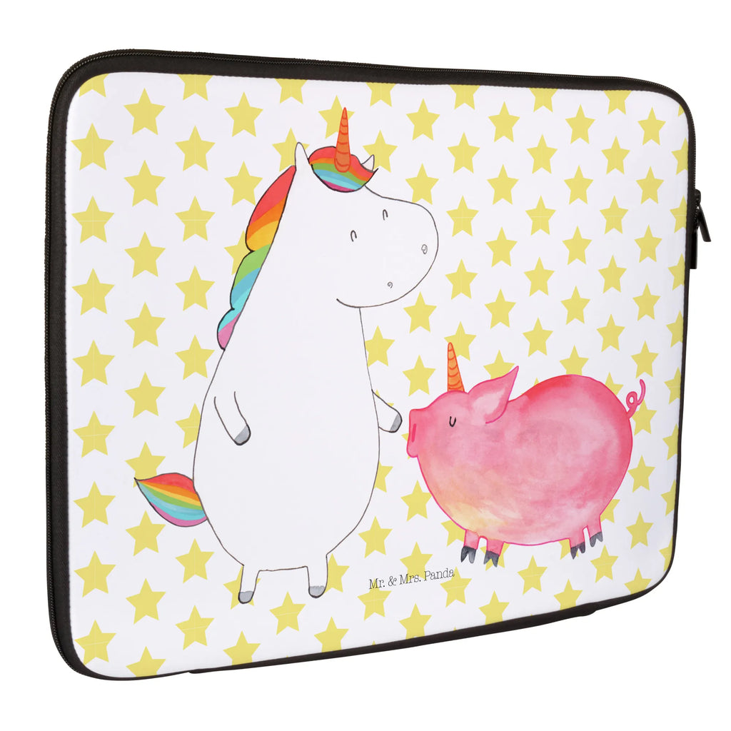 Notebook Tasche Einhorn Schwein Notebook Tasche, Laptop, Computertasche, Tasche, Notebook-Tasche, Notebook-Reisehülle, Notebook Schutz, Einhorn, Einhörner, Einhorn Deko, Pegasus, Unicorn, Freundschaft, Schweinhorn, Schwein, Freundin, Schweinchen