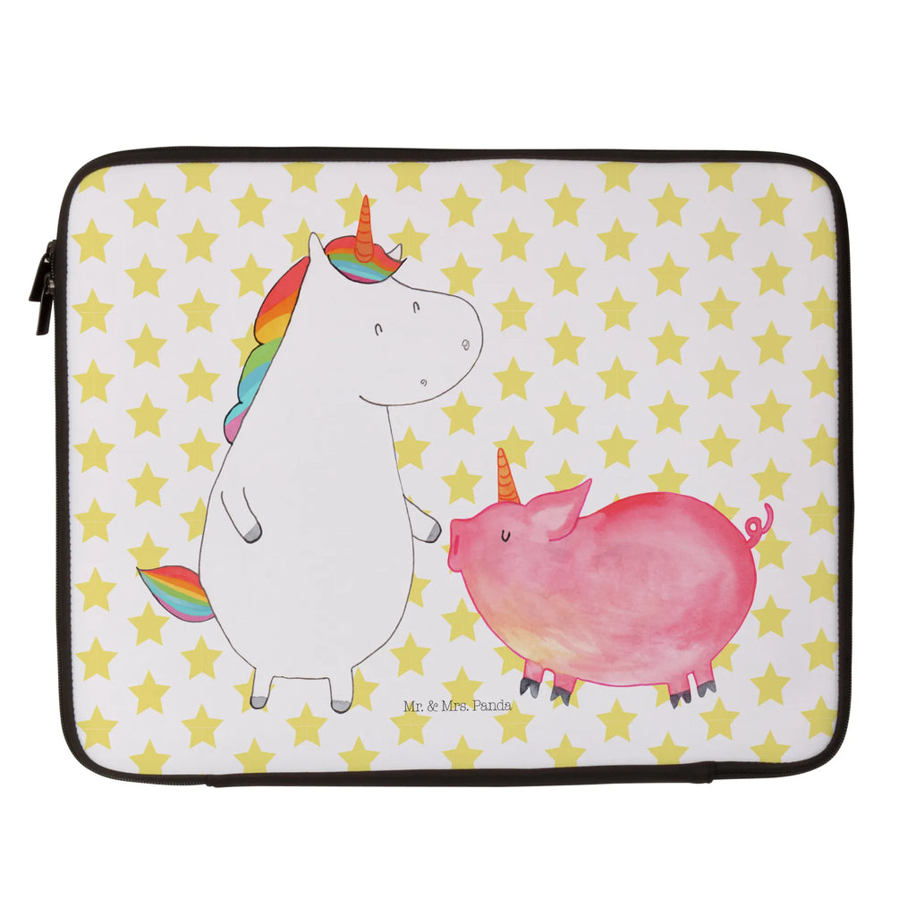 Notebook Tasche Einhorn Schwein Notebook Tasche, Laptop, Computertasche, Tasche, Notebook-Tasche, Notebook-Reisehülle, Notebook Schutz, Einhorn, Einhörner, Einhorn Deko, Pegasus, Unicorn, Freundschaft, Schweinhorn, Schwein, Freundin, Schweinchen