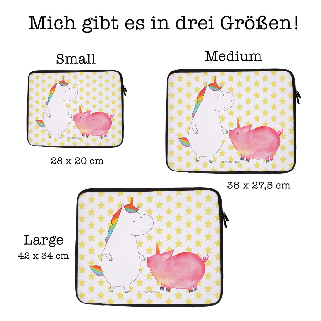 Notebook Tasche Einhorn Schwein Notebook Tasche, Laptop, Computertasche, Tasche, Notebook-Tasche, Notebook-Reisehülle, Notebook Schutz, Einhorn, Einhörner, Einhorn Deko, Pegasus, Unicorn, Freundschaft, Schweinhorn, Schwein, Freundin, Schweinchen