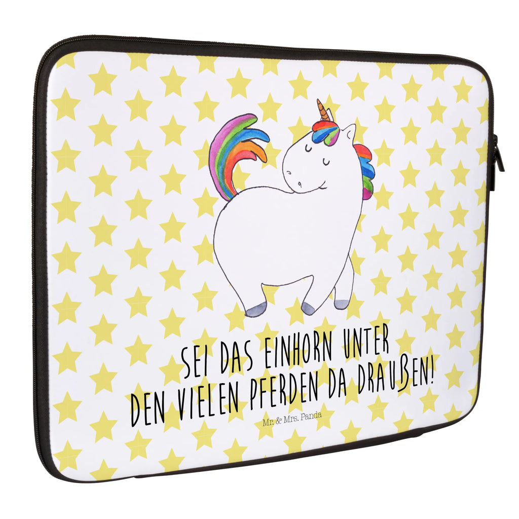 Notebook Tasche Einhorn Stolzieren Notebook Tasche, Laptop, Computertasche, Tasche, Notebook-Tasche, Notebook-Reisehülle, Notebook Schutz, Einhorn, Einhörner, Einhorn Deko, Pegasus, Unicorn, stolz, anders, bunt, Pferd, Reiter, Reiten, Freundin, Geschenk