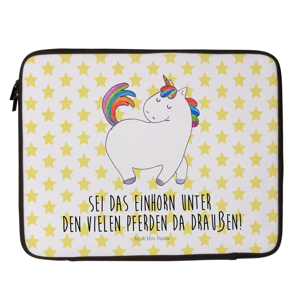 Notebook Tasche Einhorn Stolzieren Notebook Tasche, Laptop, Computertasche, Tasche, Notebook-Tasche, Notebook-Reisehülle, Notebook Schutz, Einhorn, Einhörner, Einhorn Deko, Pegasus, Unicorn, stolz, anders, bunt, Pferd, Reiter, Reiten, Freundin, Geschenk